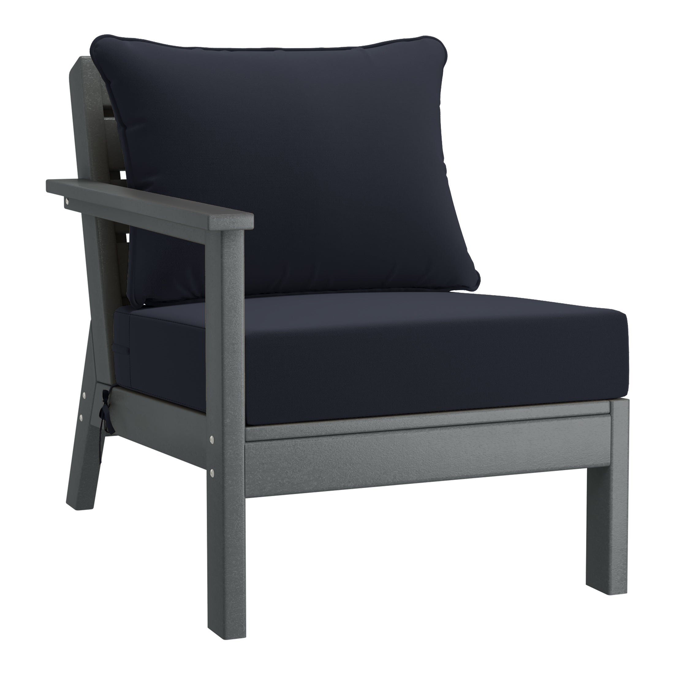 Portsmouth Outdoor 6-Piece Modular Sectional Patio Furniture Sofa Set