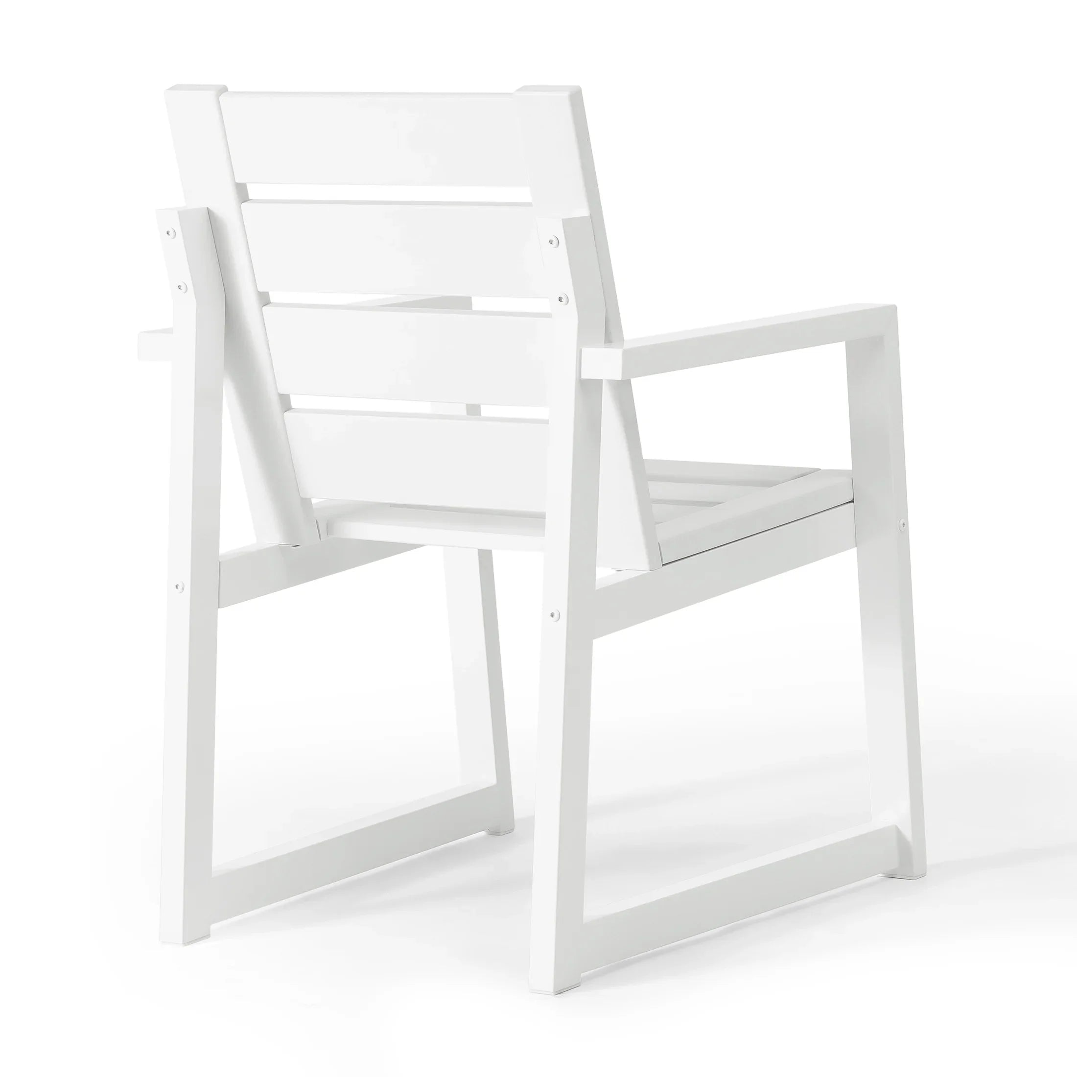 Stinson HDPE Outdoor Patio Dining Arm Chair