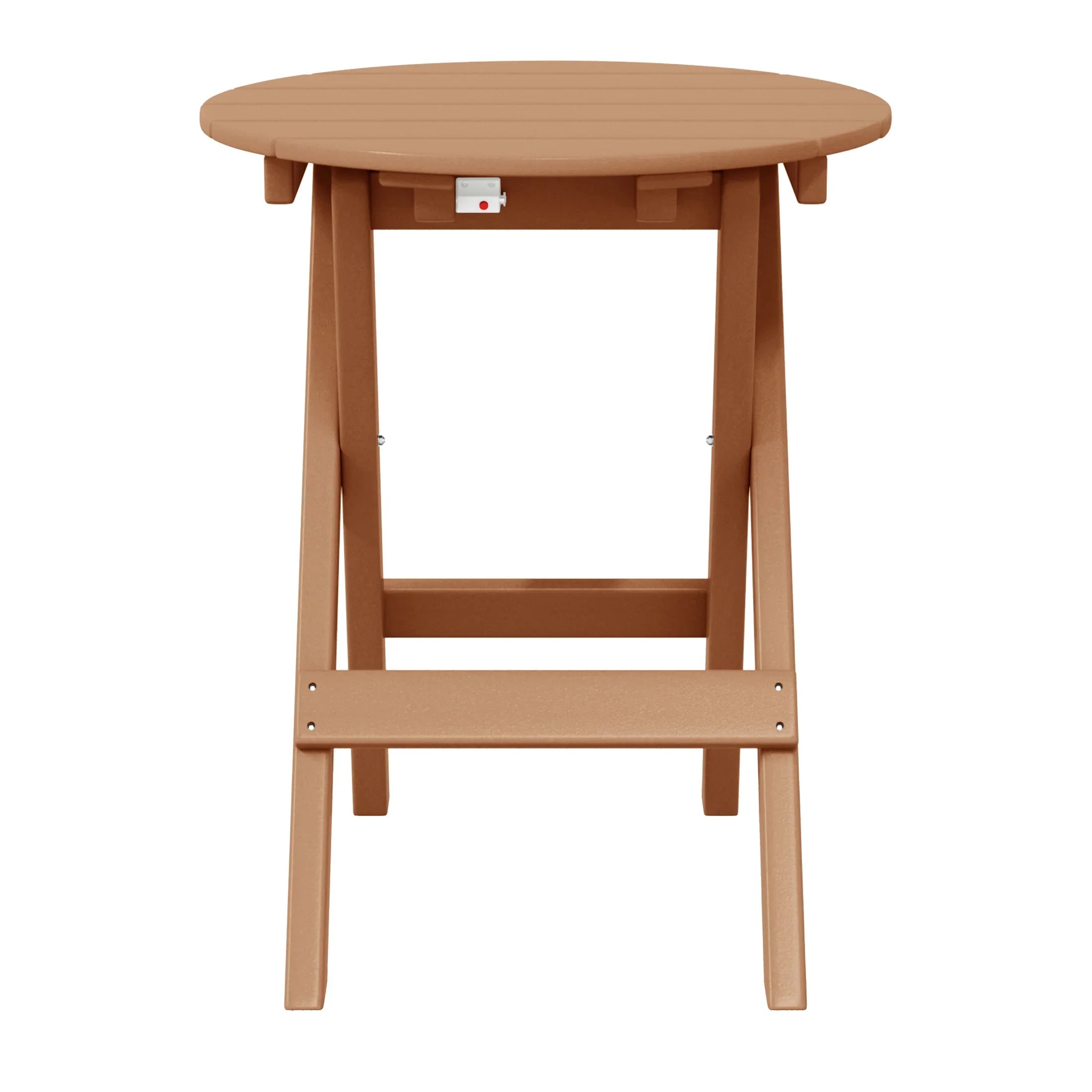 Paradise HDPE Outdoor 24.5 Inch Round Portable Folding Patio Dining Table