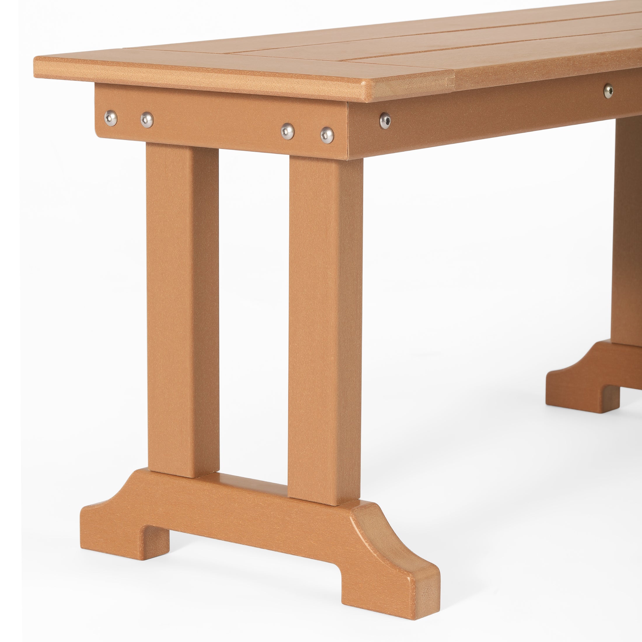 Paradise 65" Outdoor Patio Trestle Dining Bench