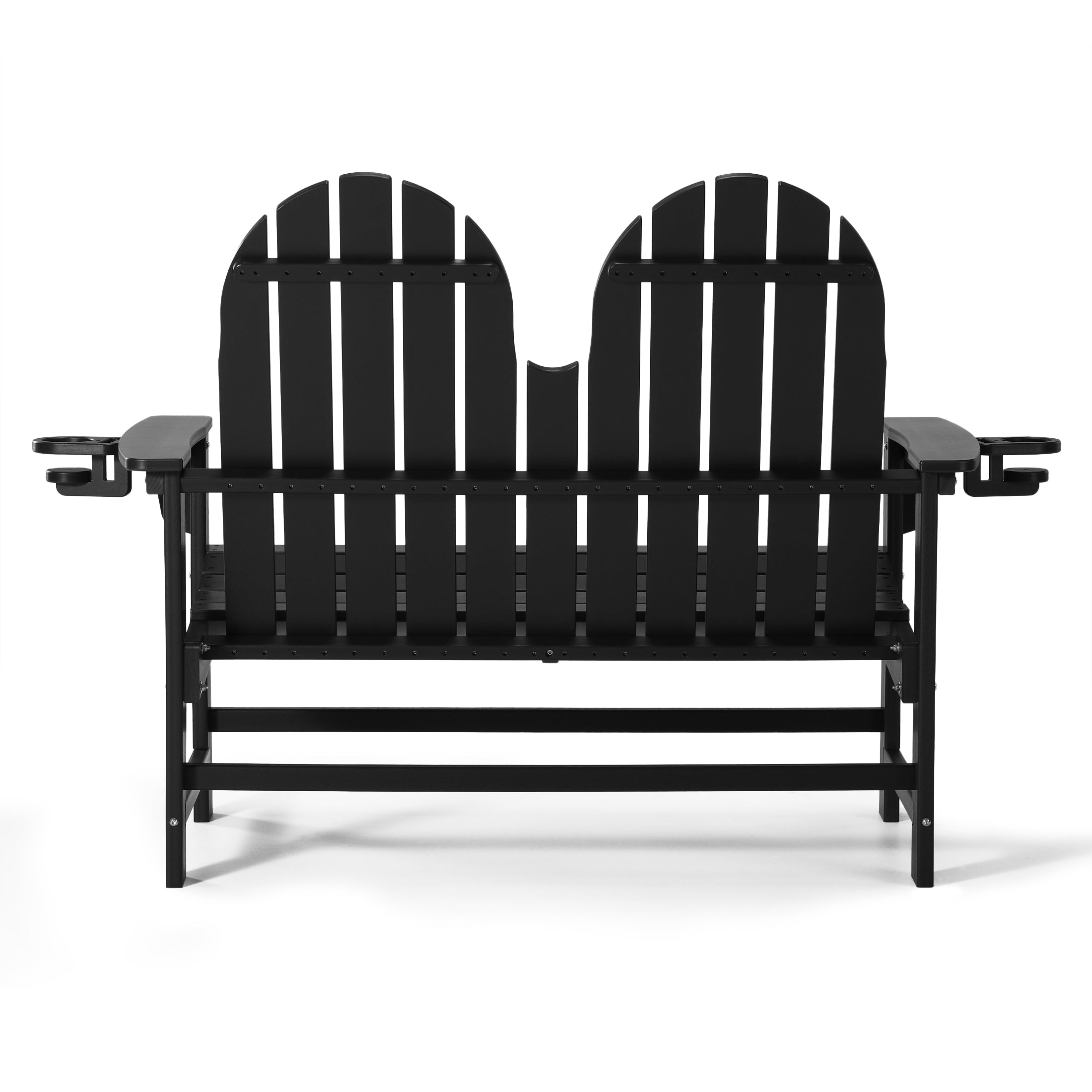 Savannah Outdoor Patio 49" HDPE Adirondack Garden Bench
