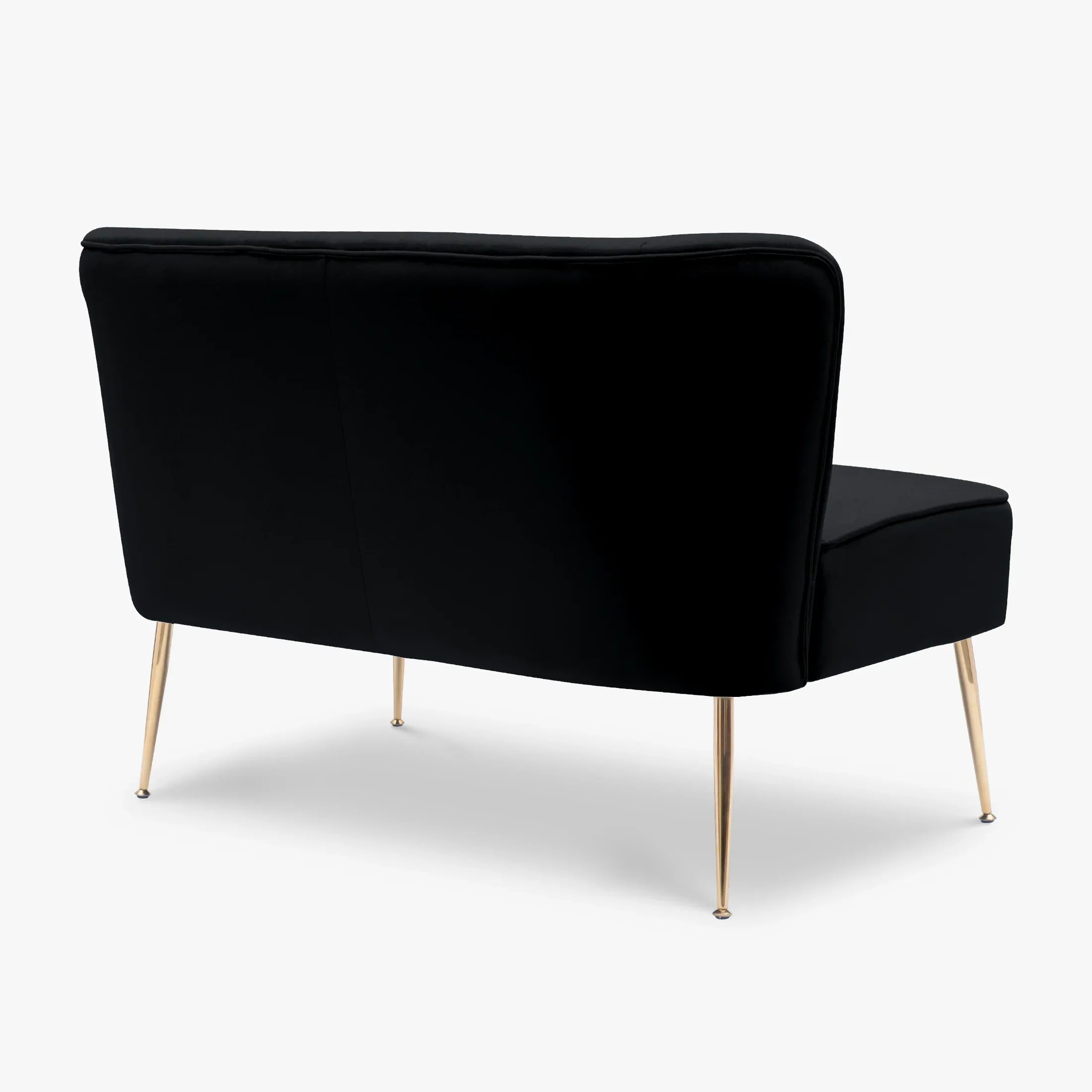 Alaia Mid Century Modern Tufted Velvet Loveseat Sofa and 25" Accent Chair 3-Piece Set