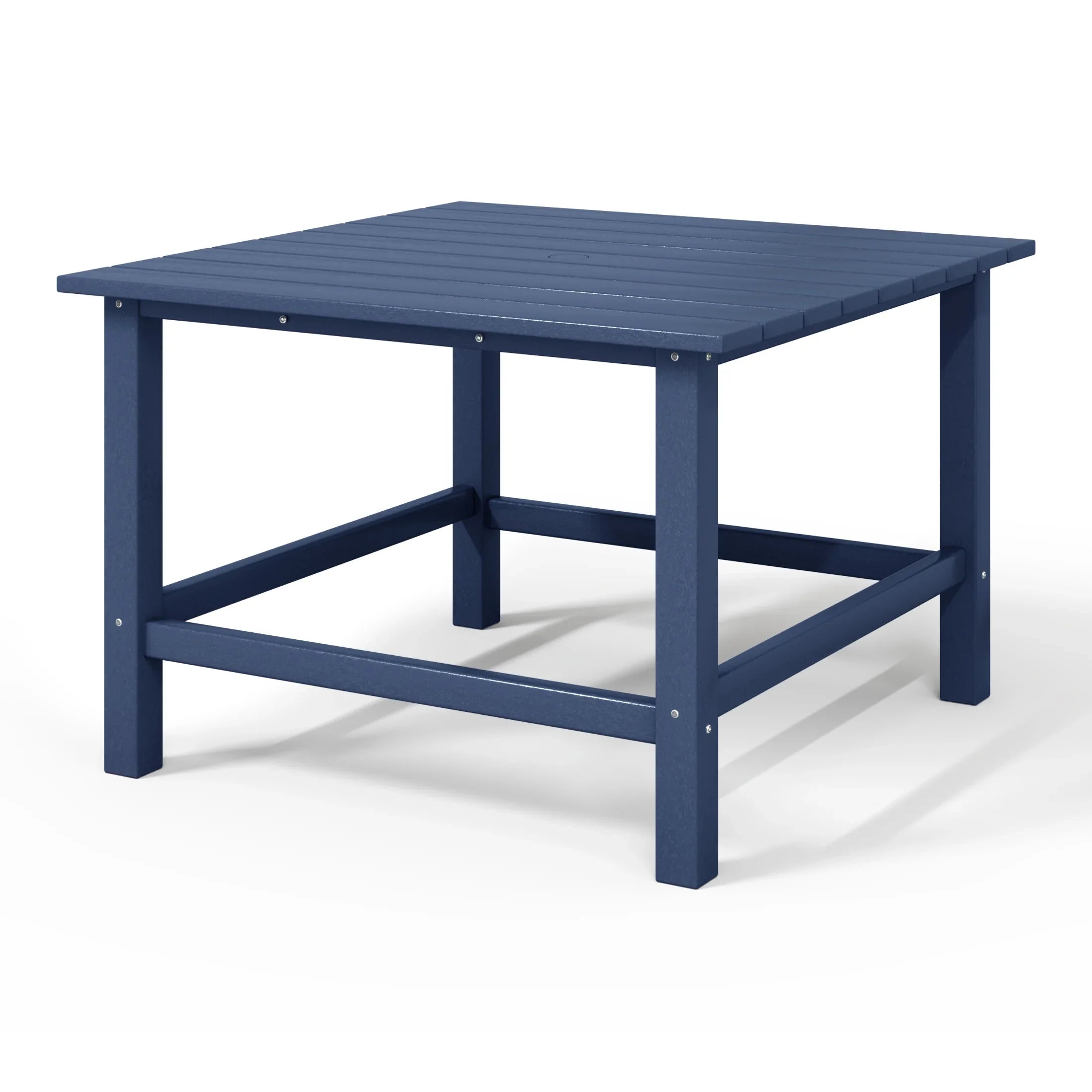 Paradise Kids Outdoor Patio Furniture HDPE 30" Wide Square Dining Table