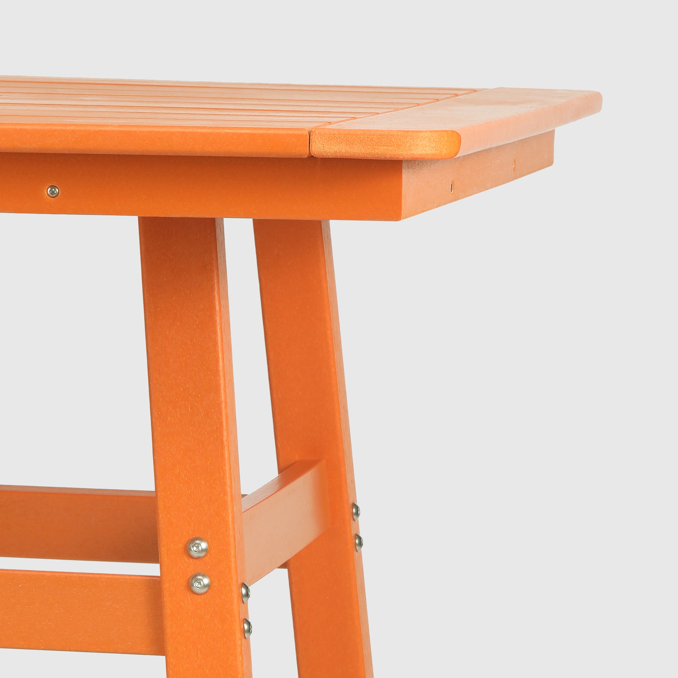 Paradise 30" Square Outdoor Patio Bistro Bar Table With Umbrella Hole