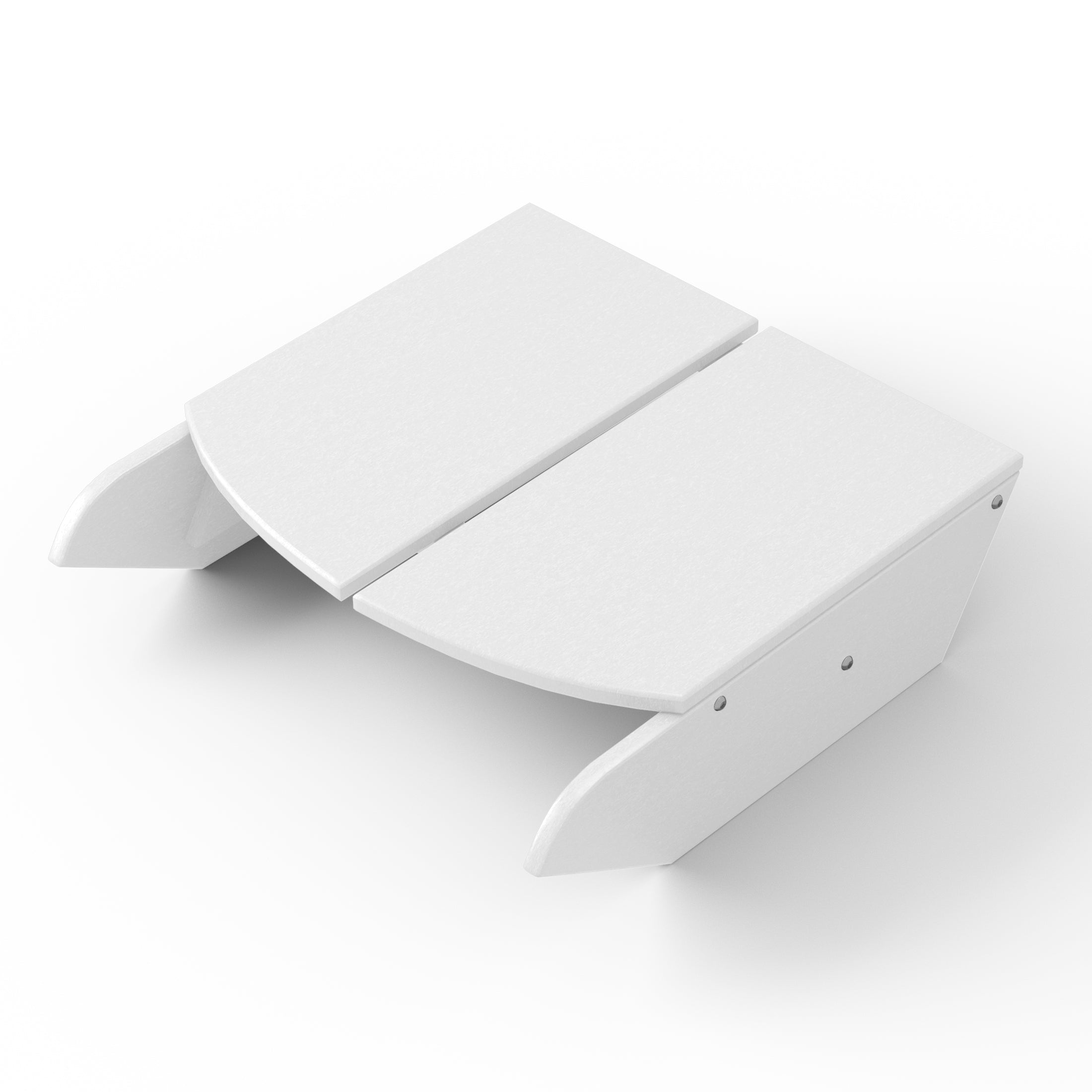 Seaview Modern HDPE Plastic Folding Patio Adirondack Ottoman