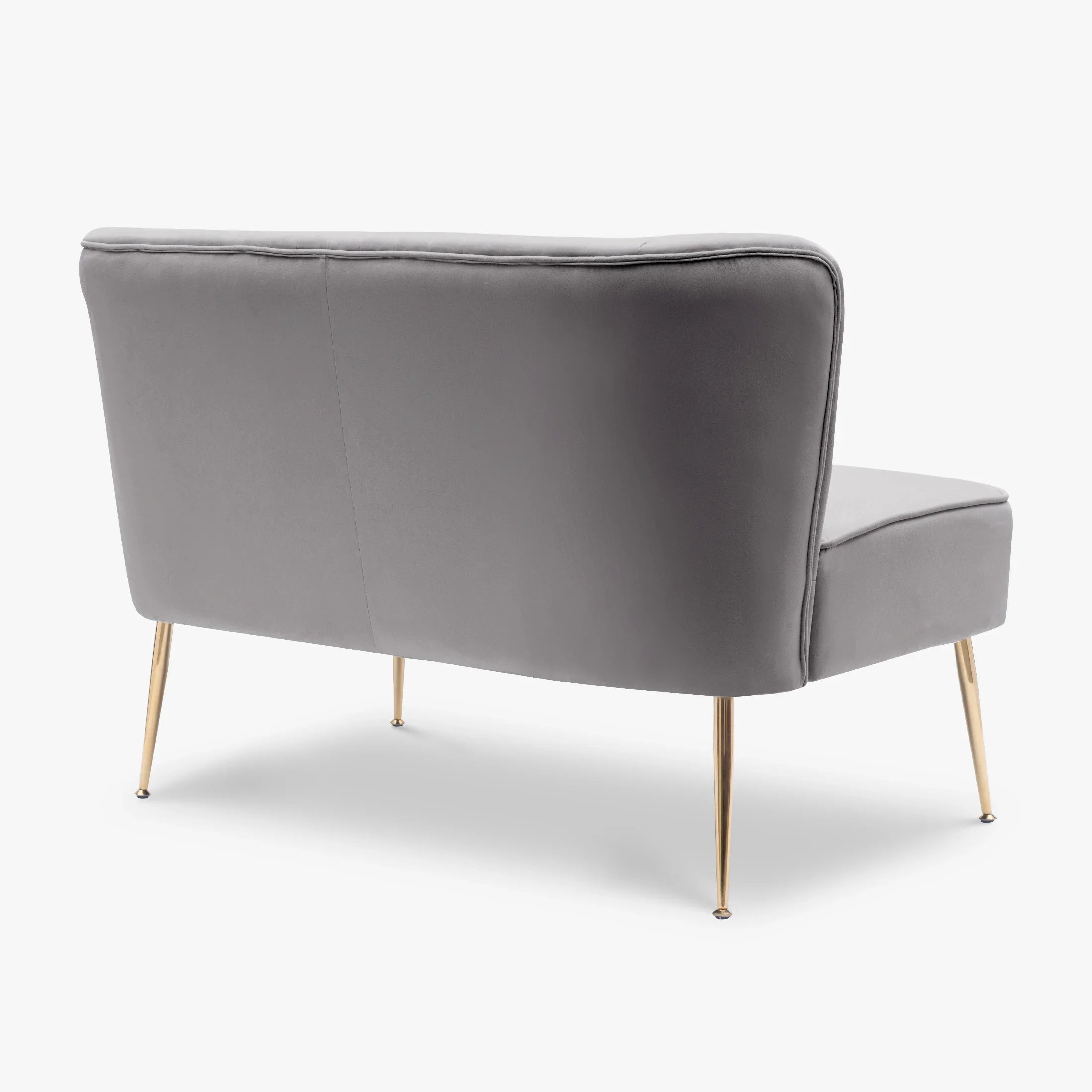 Alaia Mid Century Modern Tufted Velvet Loveseat Sofa and 25" Accent Chair 3-Piece Set