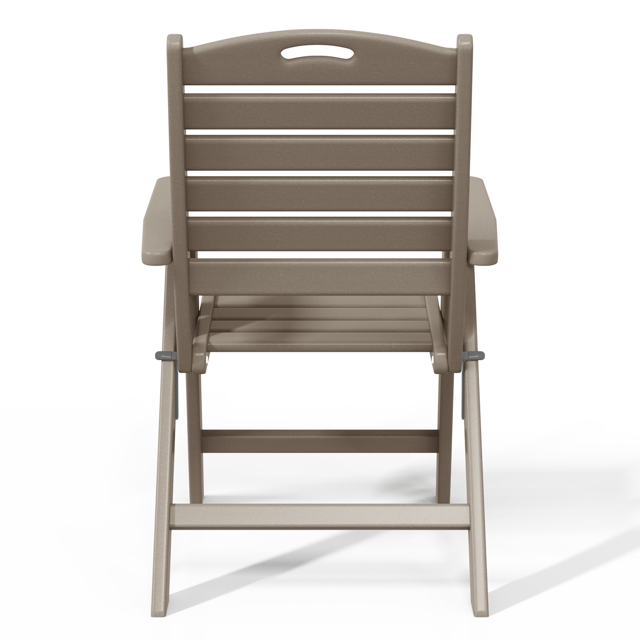 Paradise 7-Piece HDPE Rectangular Patio Dining Table Set with Foldable Chairs