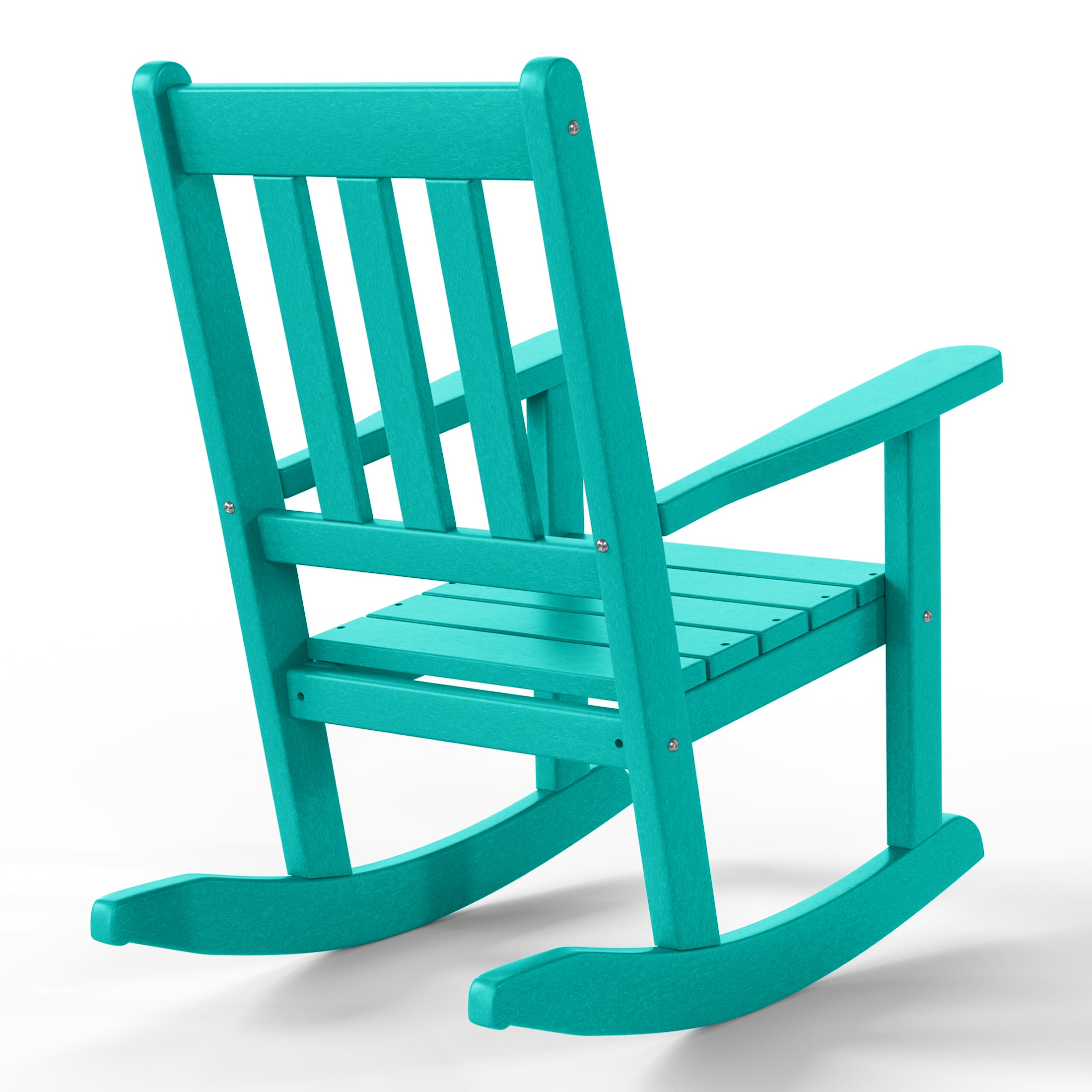 Paradise Outdoor HDPE Plastic Preschool Toddler Rocking Chairs (Set of 2)