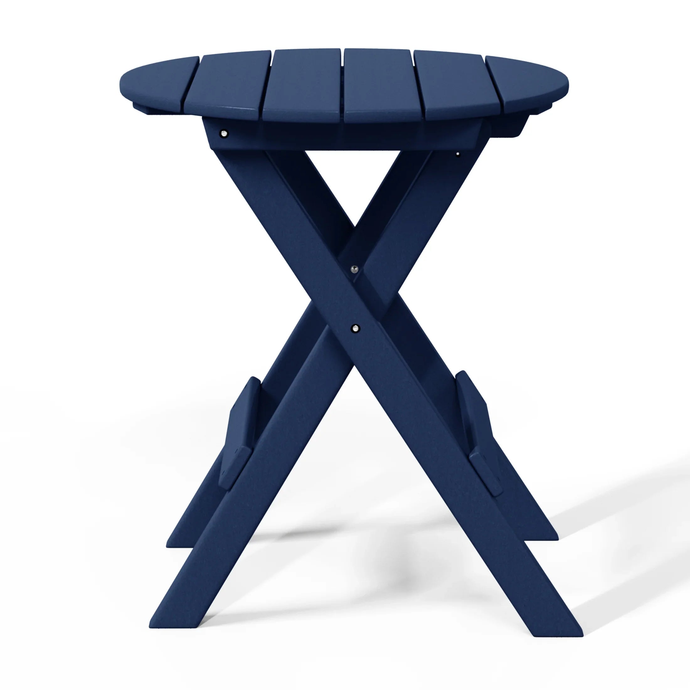 Paradise 3-Piece Outdoor HDPE Folding Patio Bistro Table and Chairs