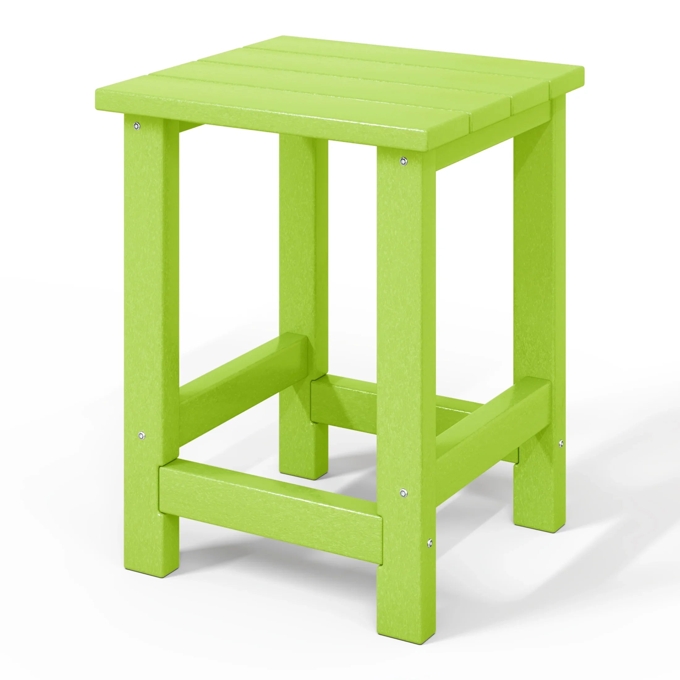 Paradise Kids Outdoor Patio Furniture HDPE Adirondack Square Side Table