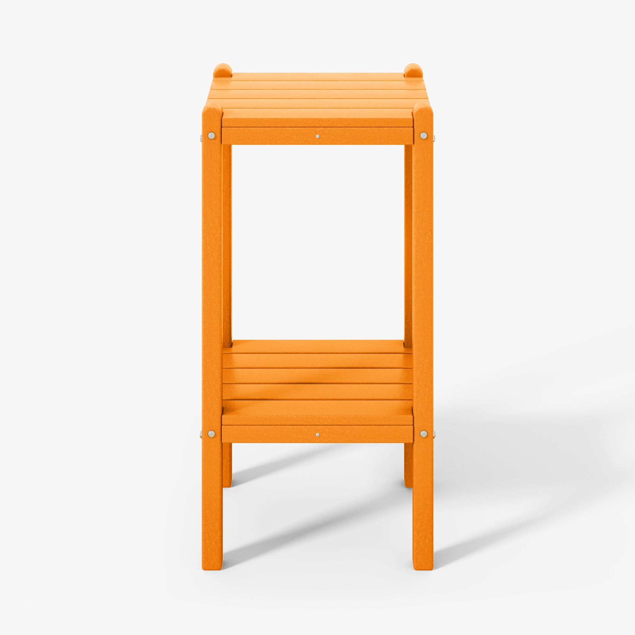 Paradise 36" Outdoor Adirondack HDPE 2-Tier Patio Side Table