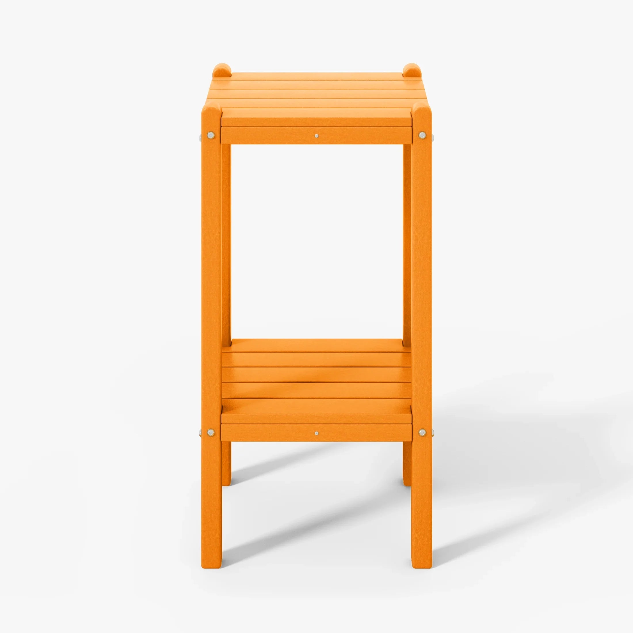 Paradise 36" Outdoor Adirondack HDPE 2-Tier Patio Side Table