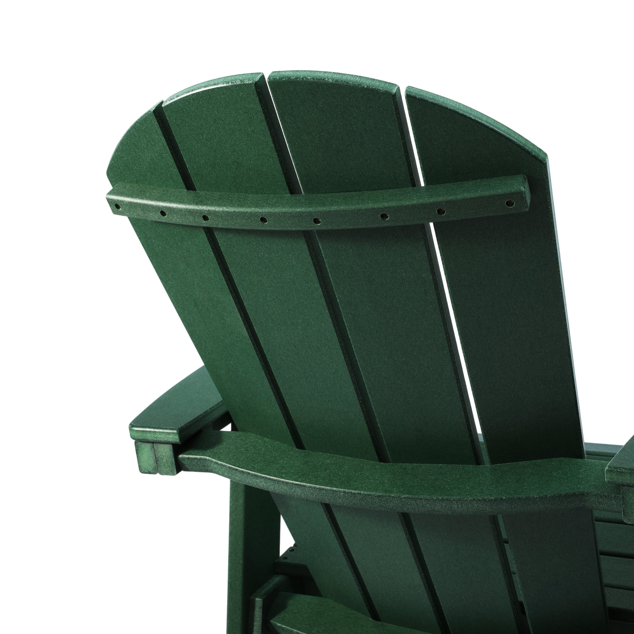 Paradise Outdoor HDPE Tall Adirondack Bar Height Chair With Cup Holder