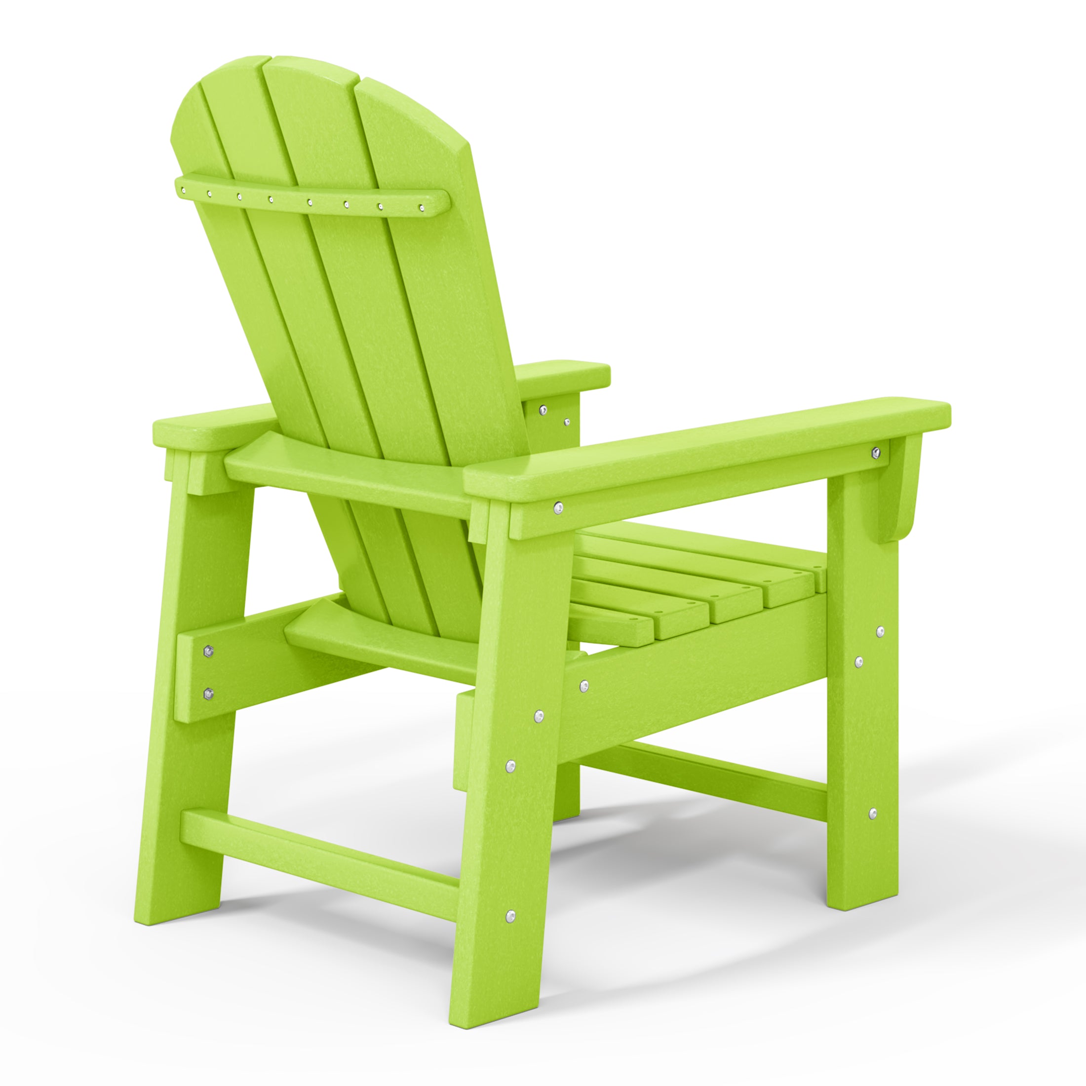 Paradise Kids Outdoor Adirondack Plastic Patio Chair (Set of 2)