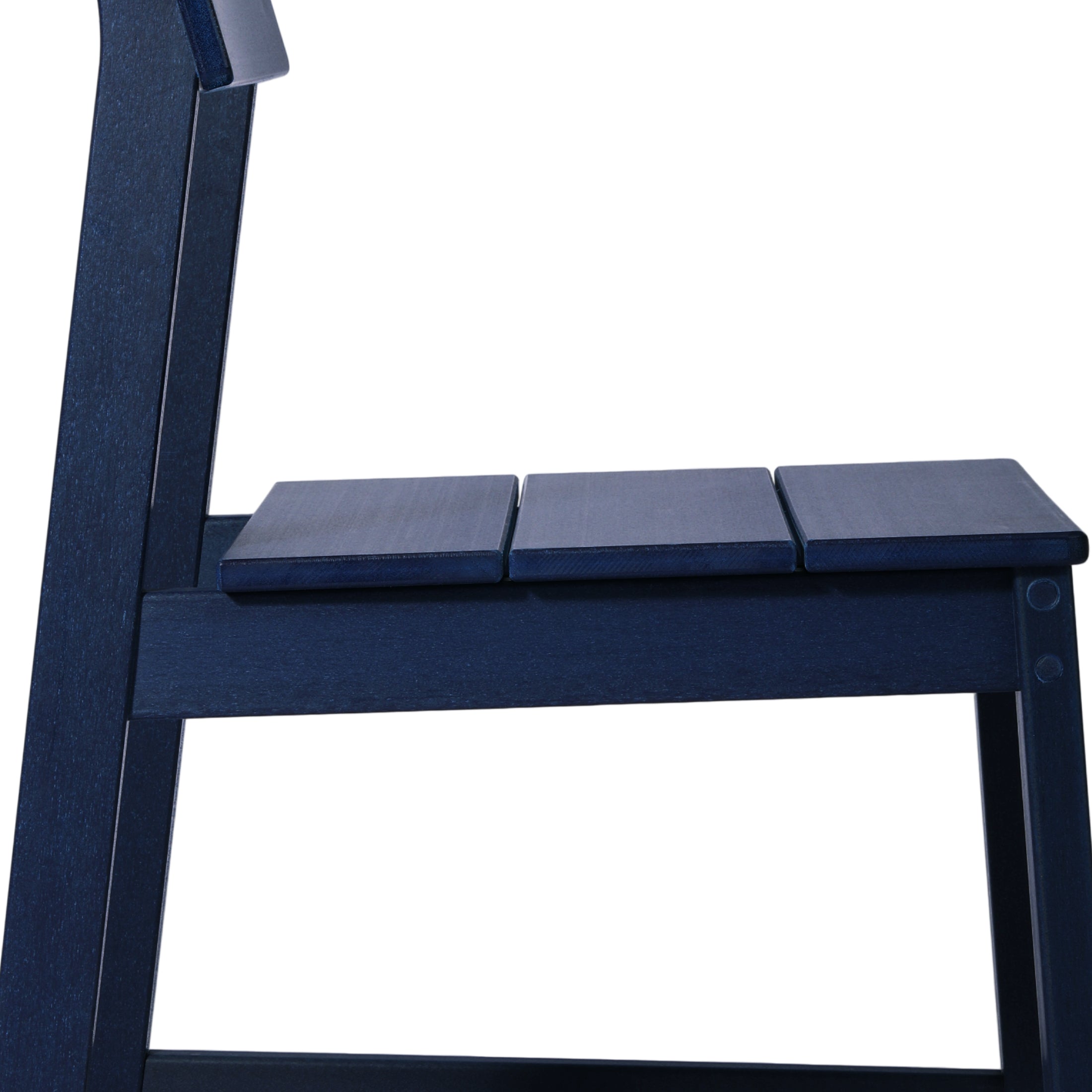 Cambria Modern HDPE Outdoor Armless Patio Dining Chairs (Set of 2)