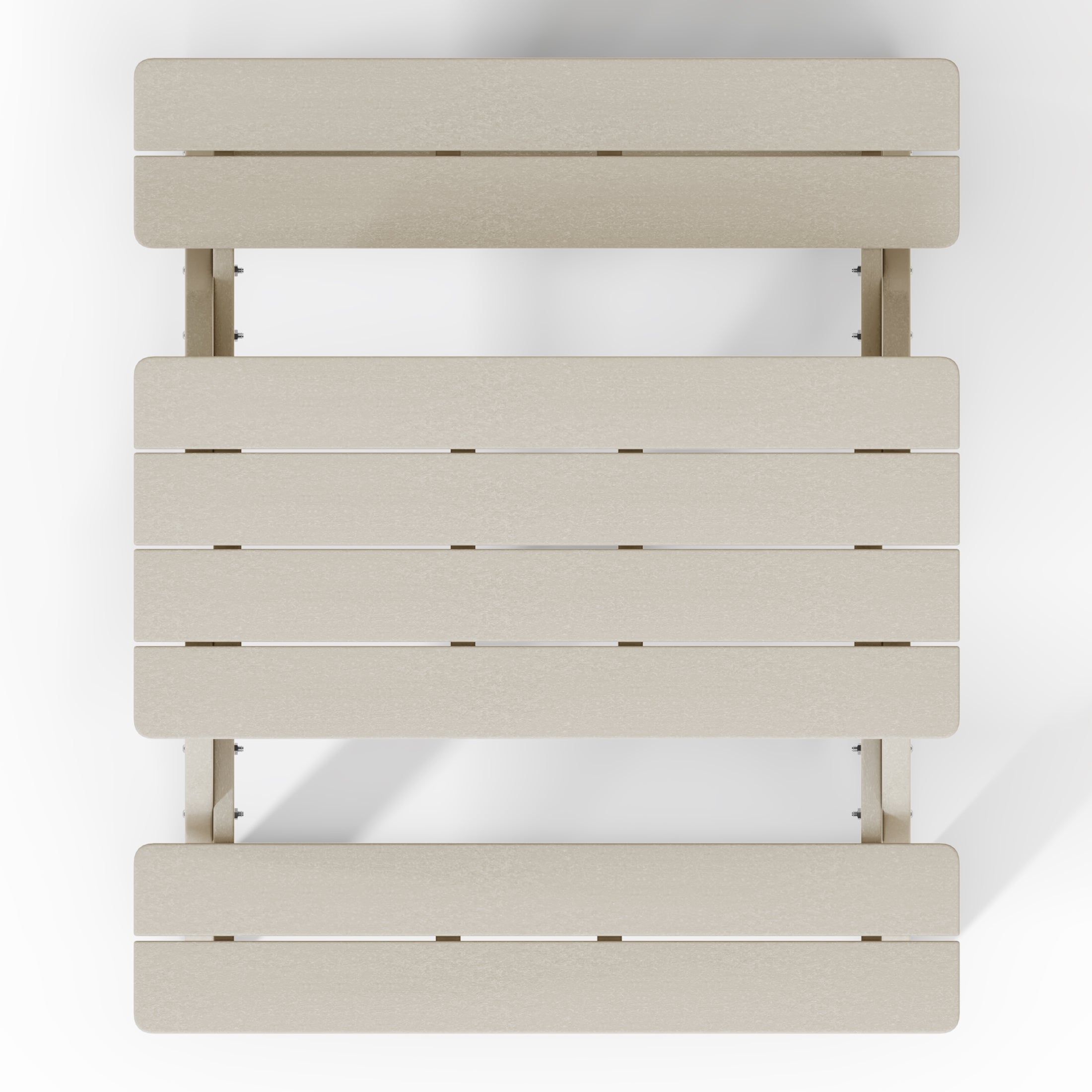 Paradise Outdoor Patio Kids HDPE Plastic Picnic Bench Table