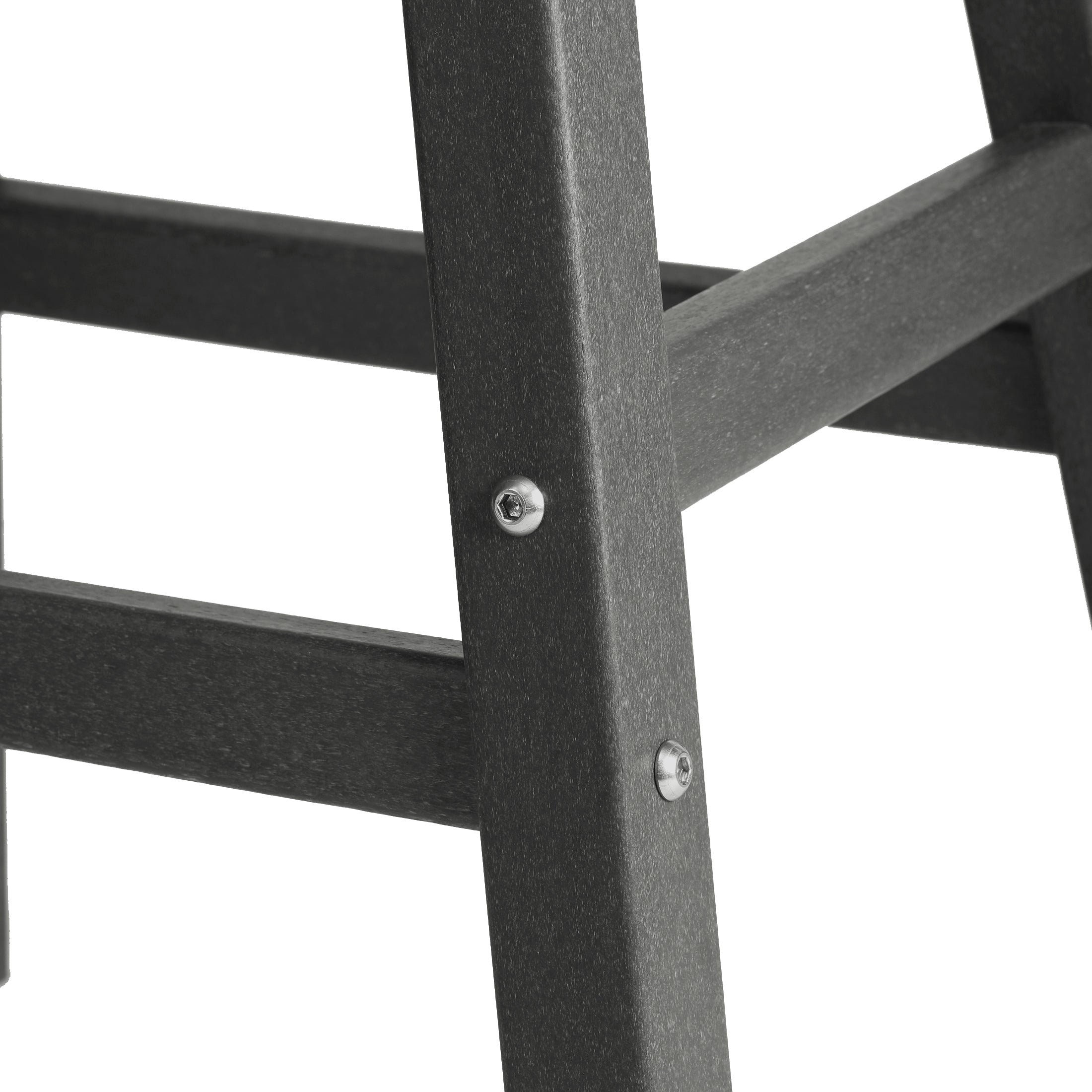 Paradise 24" HDPE Outdoor Patio Counter Height Bar Stools (Set of 2)