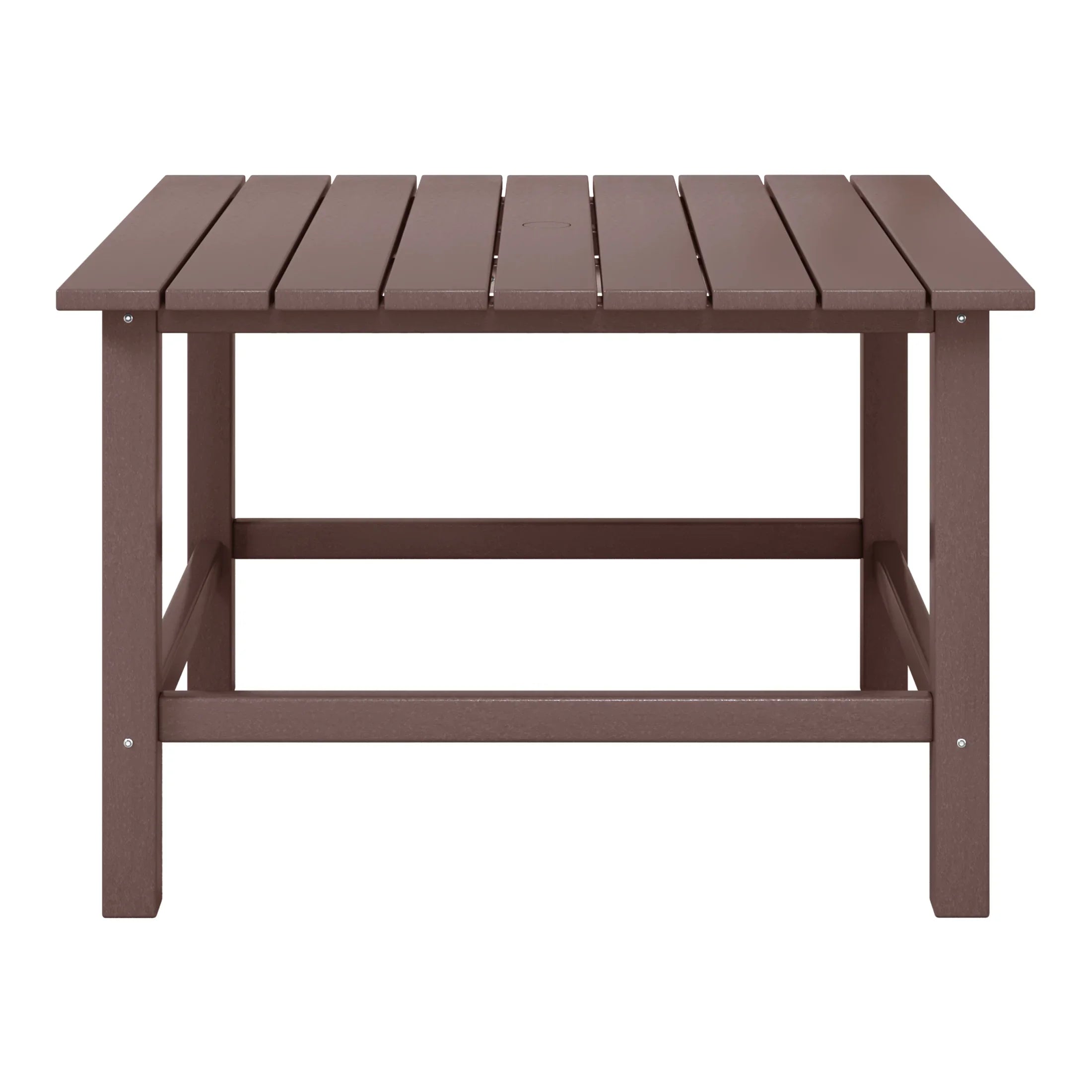 Paradise Kids Outdoor Patio Furniture HDPE 30" Wide Square Dining Table