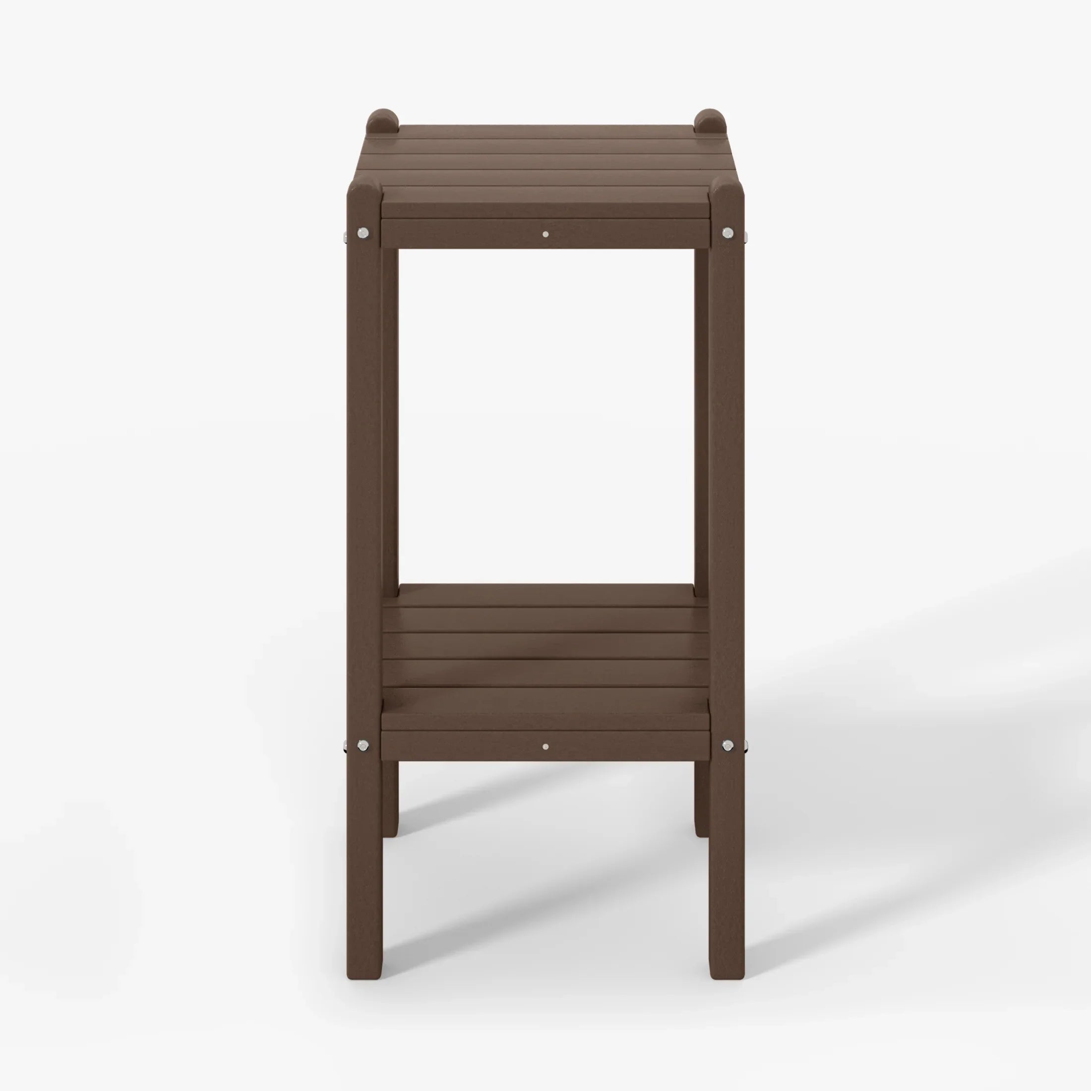 Paradise 36" Outdoor Adirondack HDPE 2-Tier Patio Side Table