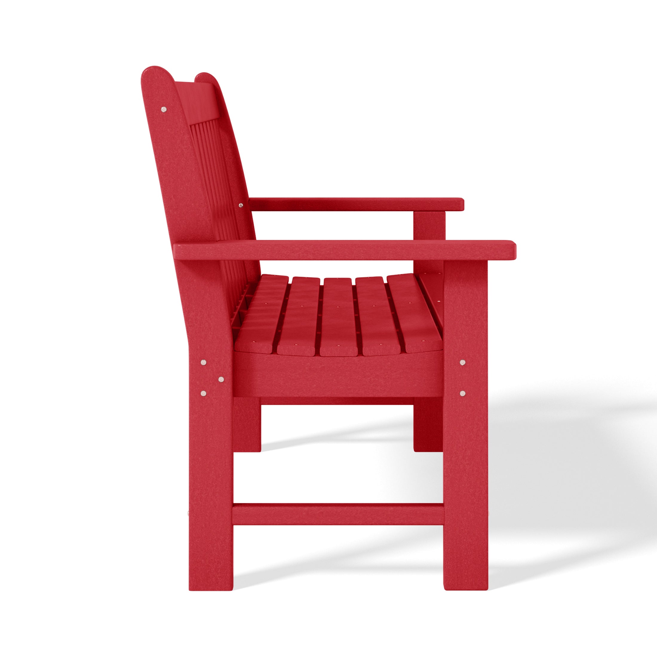 Paradise 3-Piece HDPE Outdoor Patio Furniture Couch and Coffee Table Set