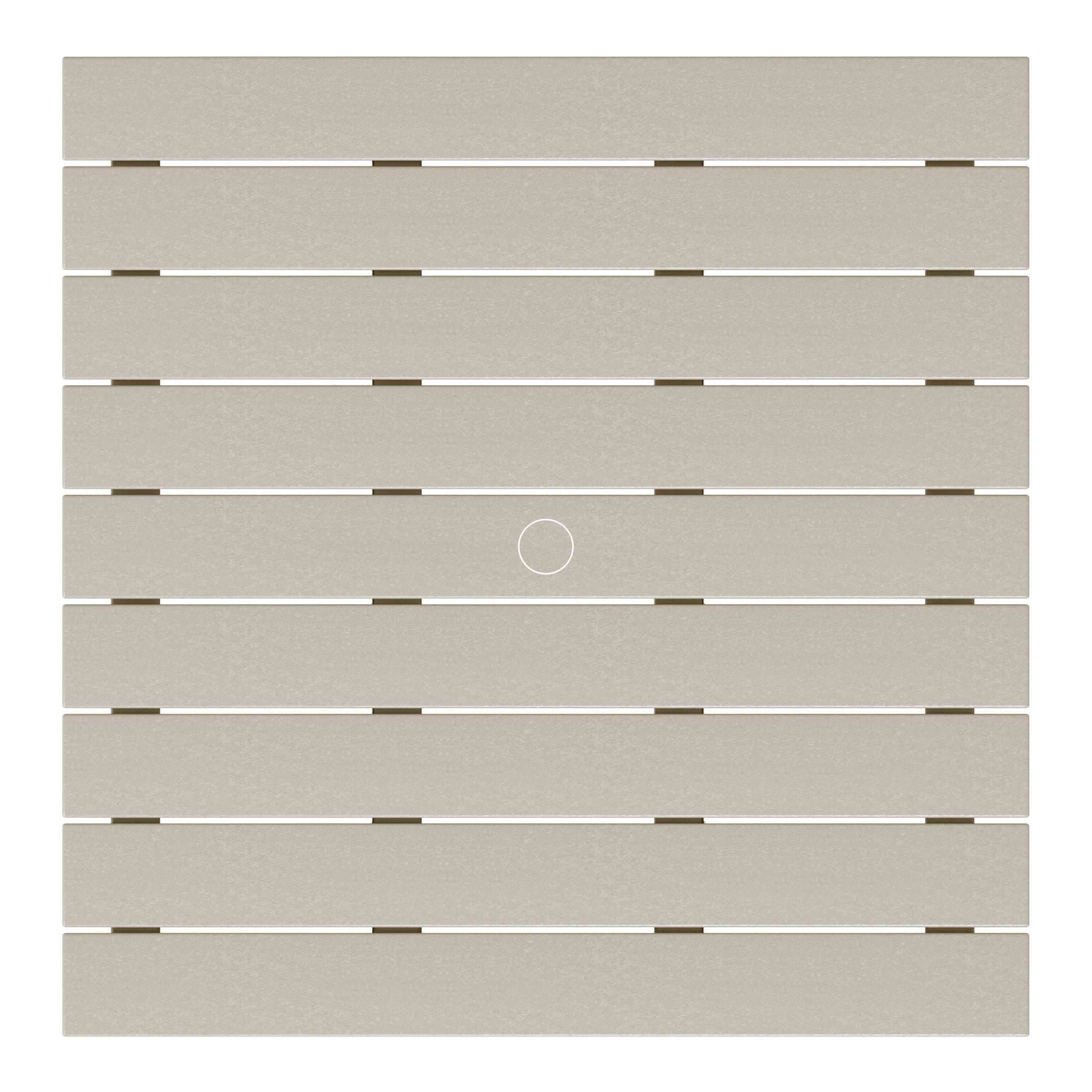 Paradise Low Outdoor HDPE Square Patio Coffee Table