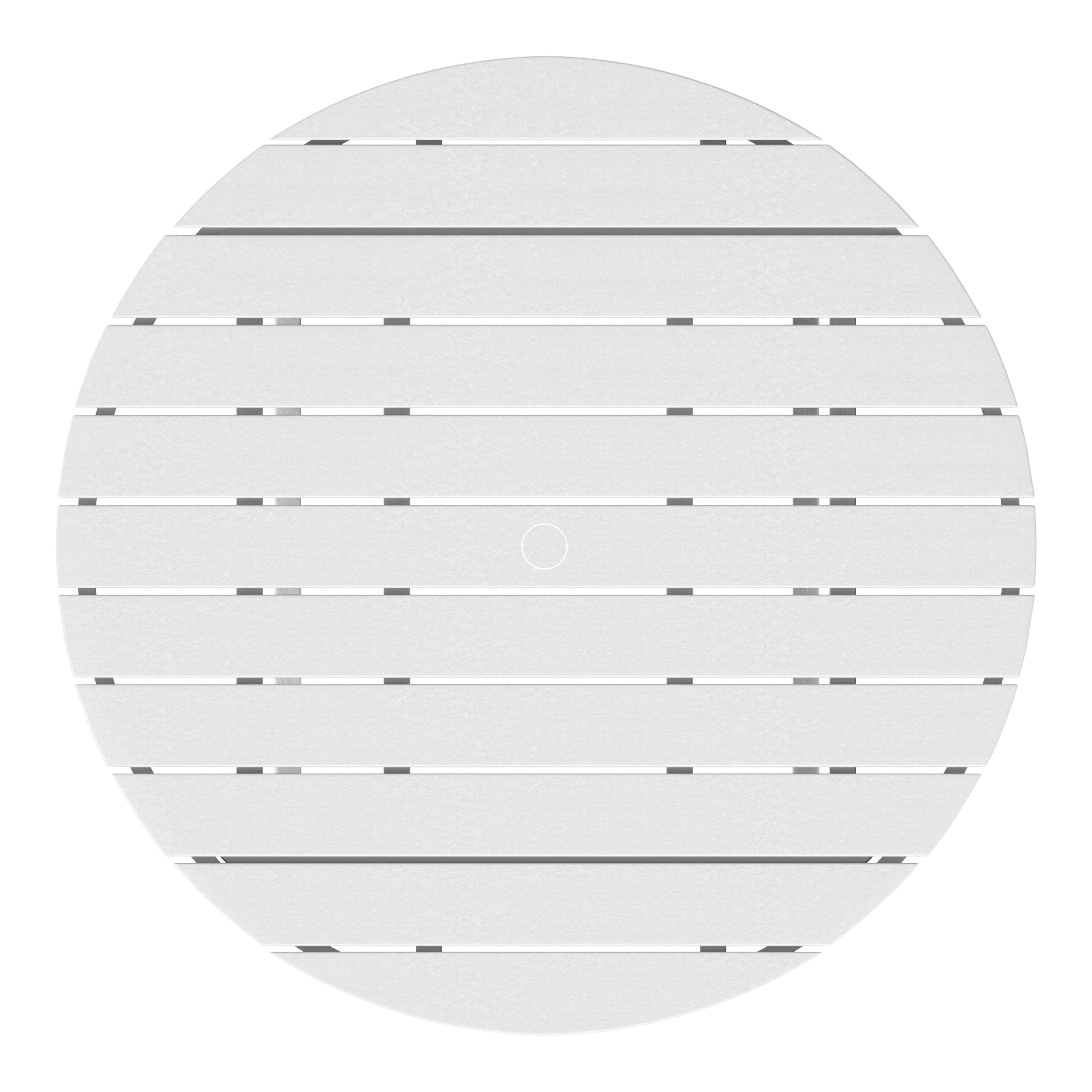 Paradise Low Outdoor HDPE Round Patio Coffee Table