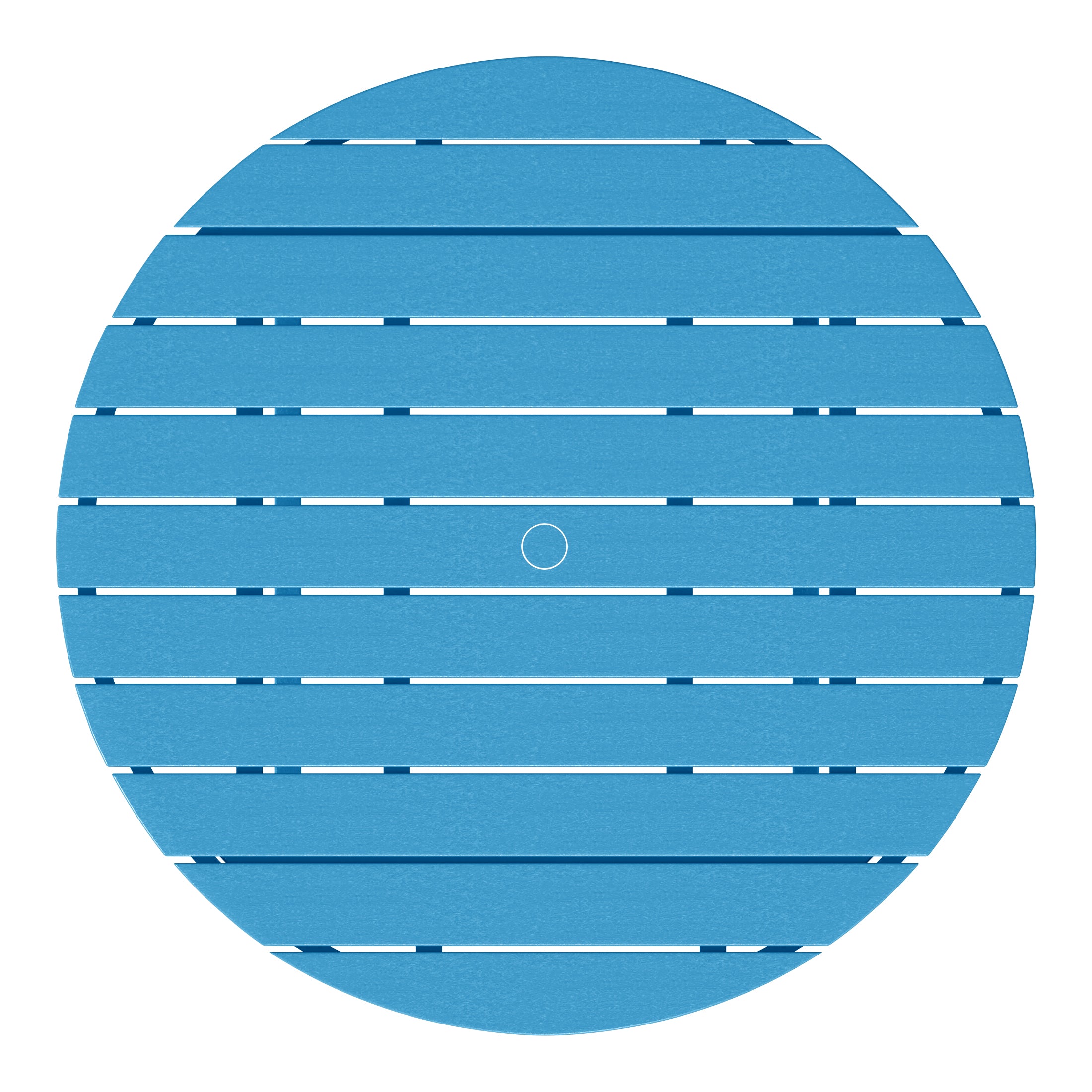 Paradise Low Outdoor HDPE Round Patio Coffee Table