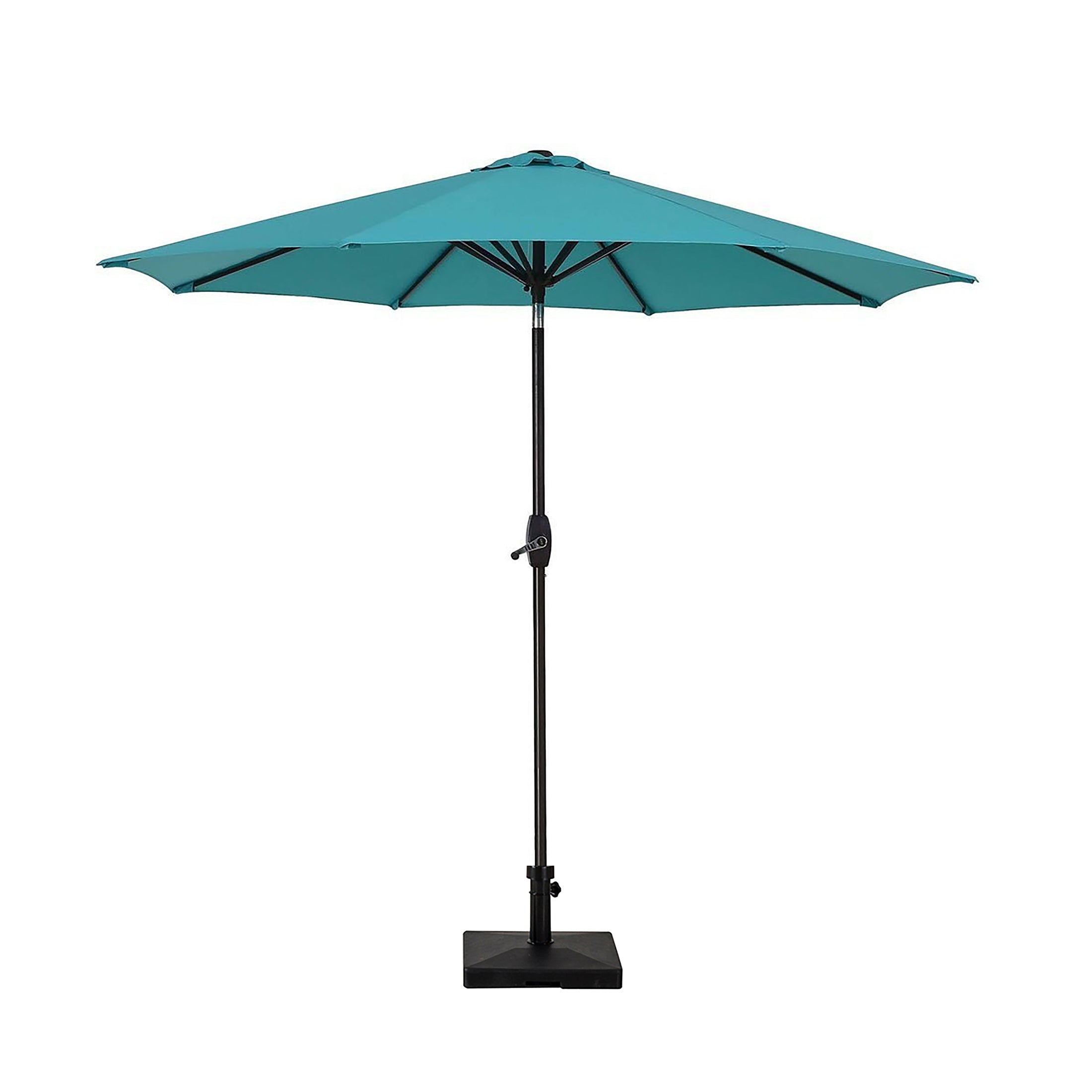 Cabana 9 ft. Patio Table Umbrella with 50 lbs concrete weight base kit