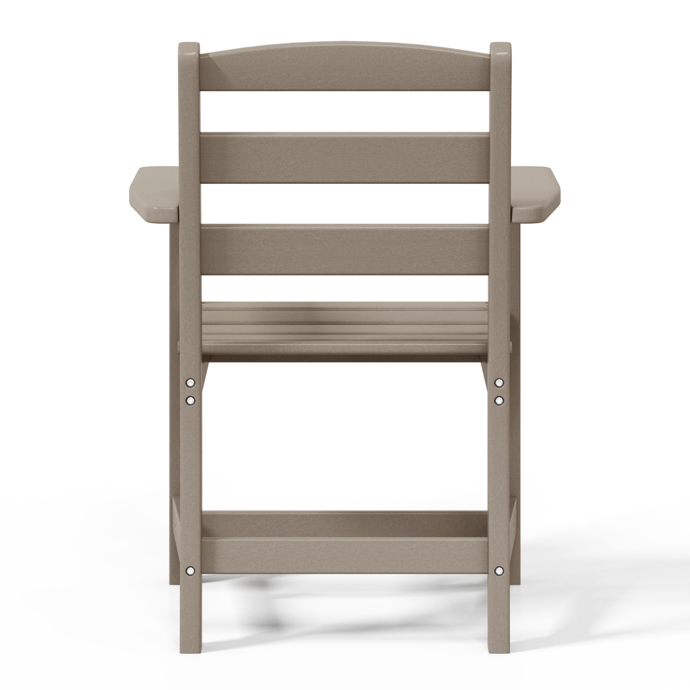 Palms Outdoor HDPE Patio Classic Dining Arm Chair