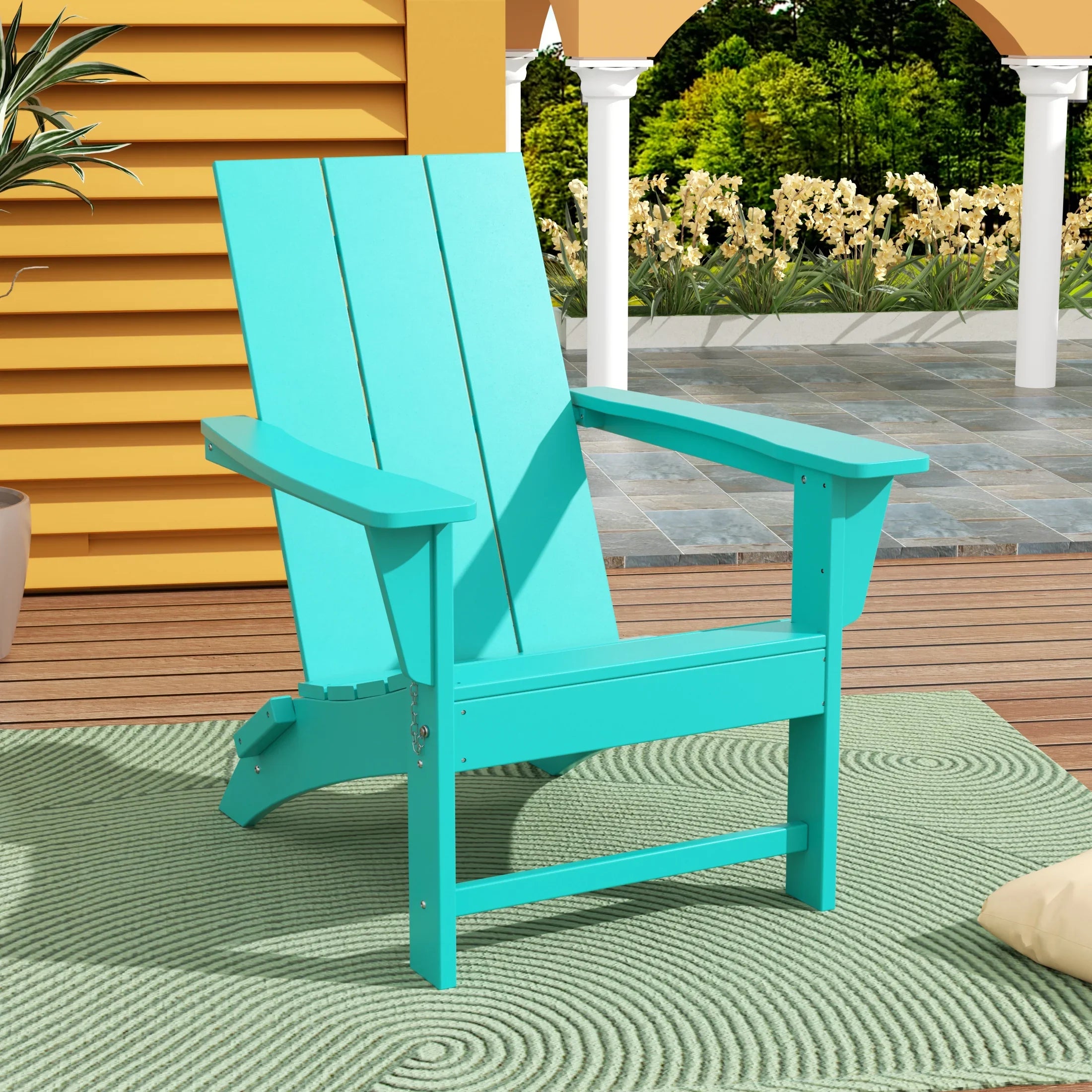 Palms Modern Outdoor Folding Adirondack Chair