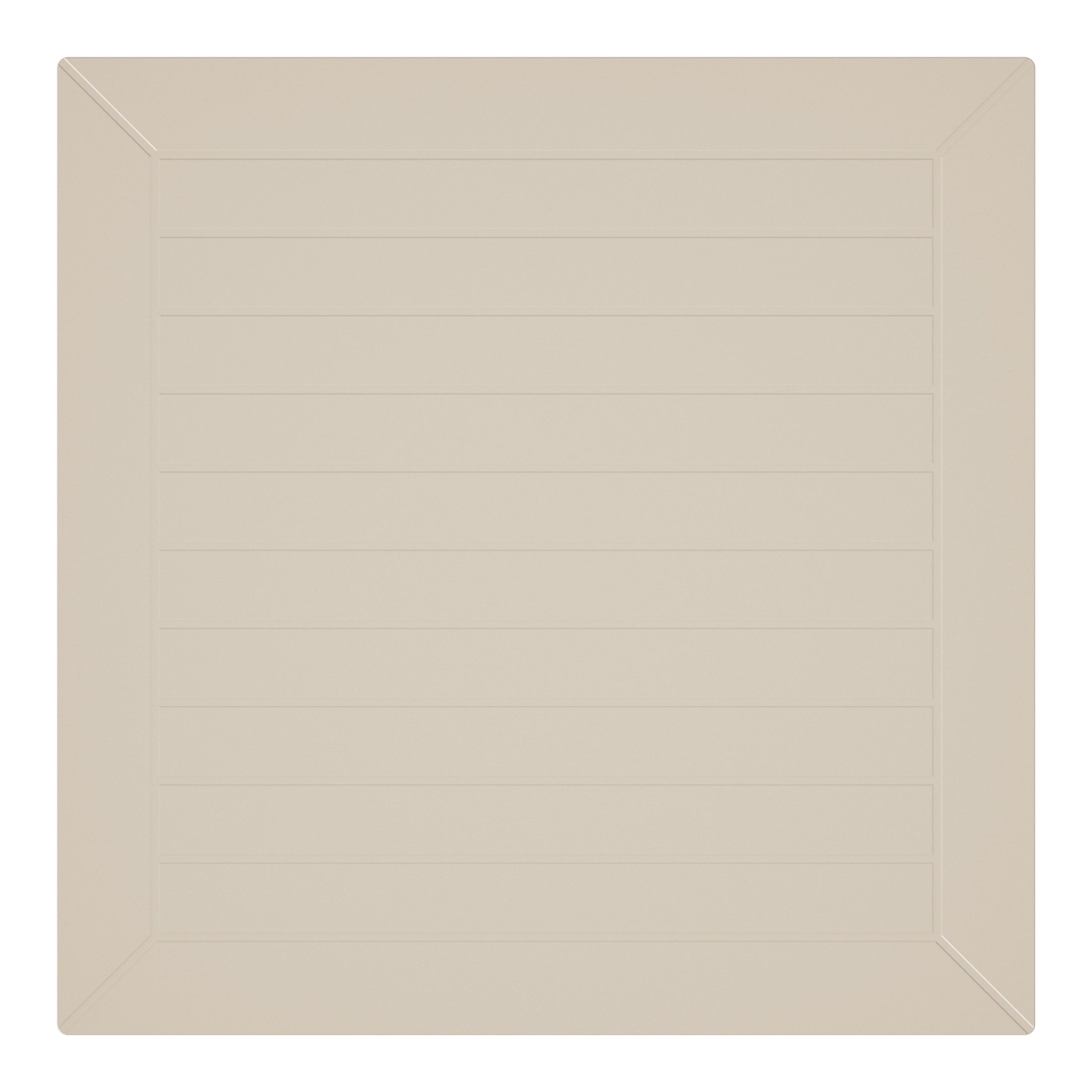 Sunshine 31.5" Square Outdoor Plastic Resin Patio Dining Table for 4