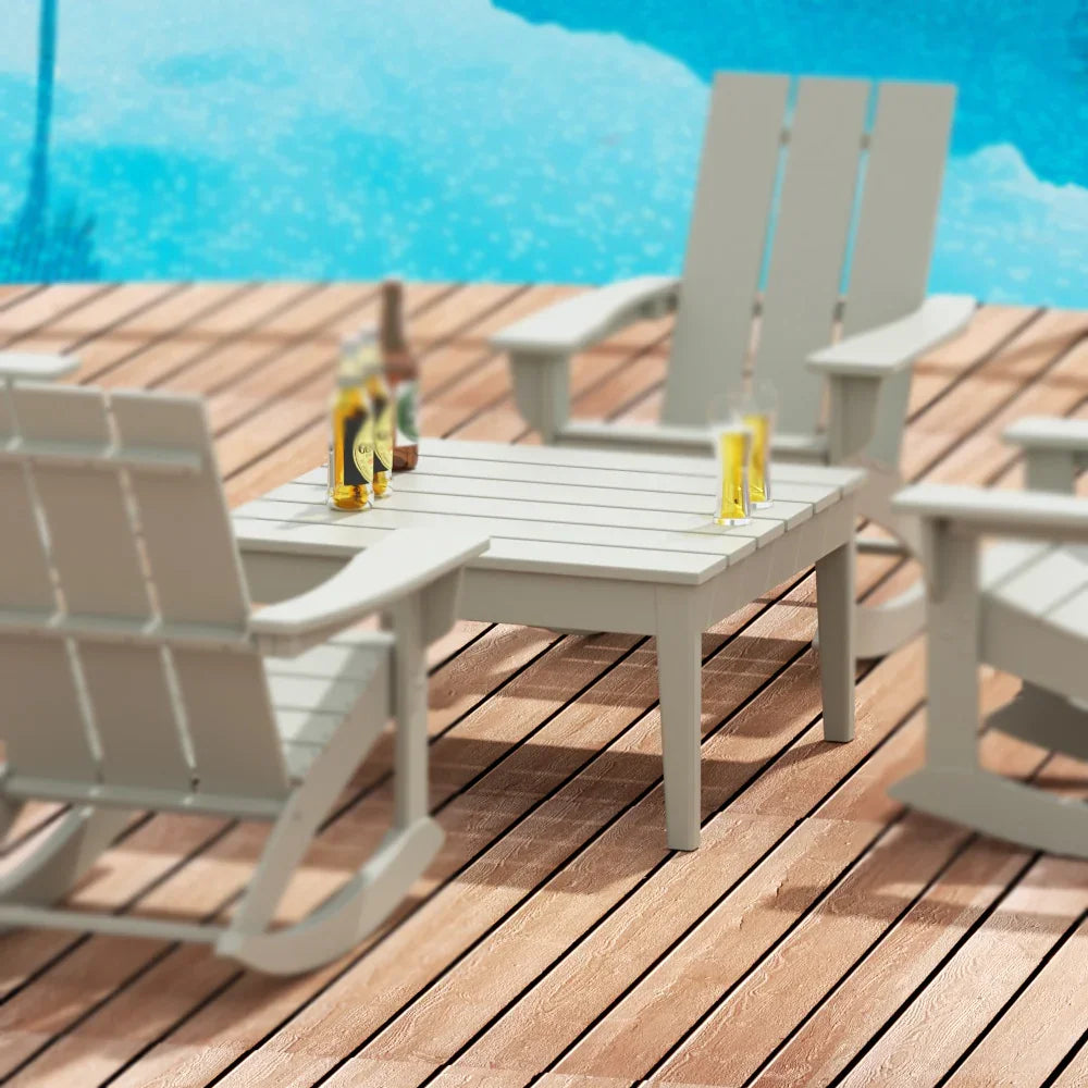 Palms Outdoor Patio Modern Adirondack Conversation Table
