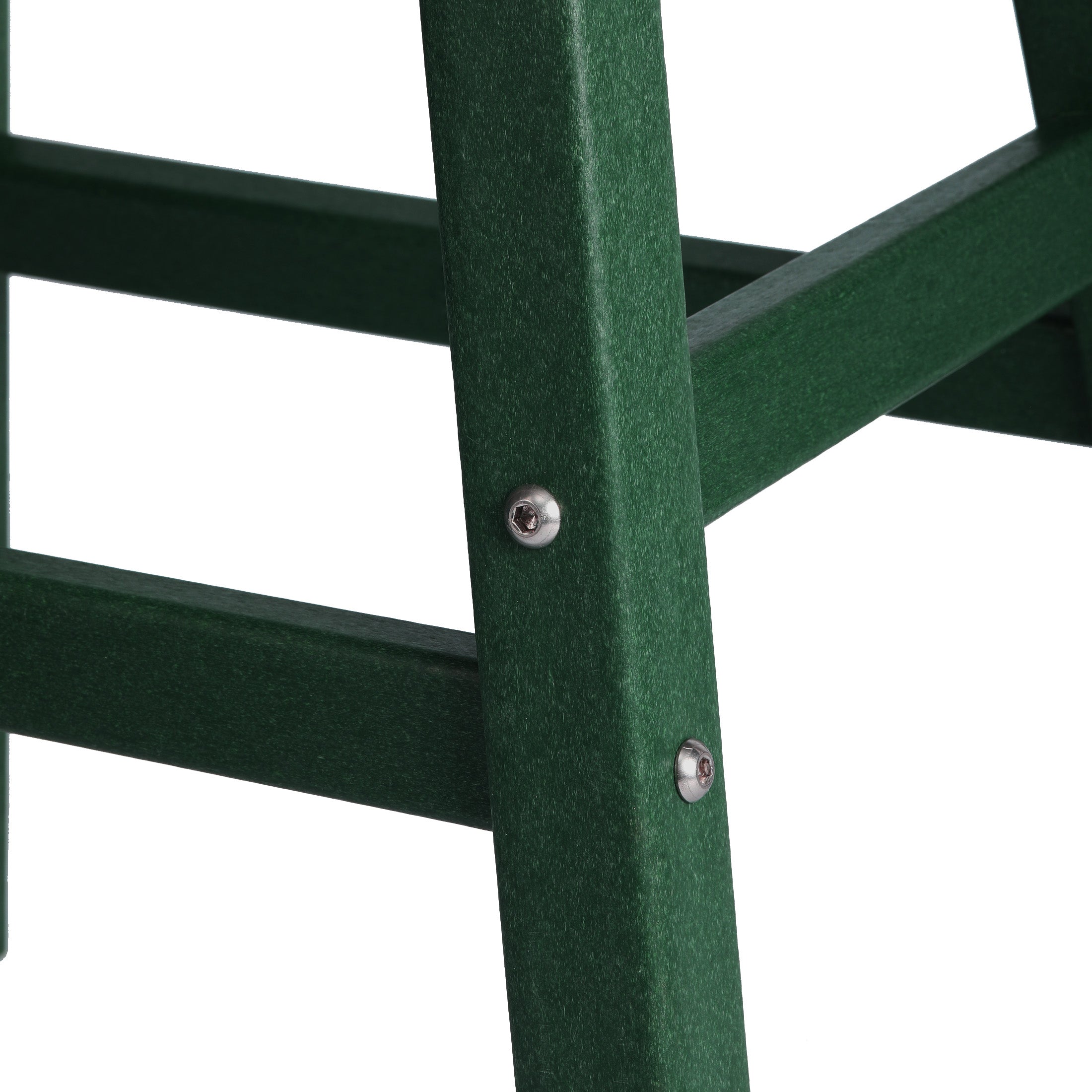 Paradise 24" HDPE Outdoor Patio Counter Height Bar Stools (Set of 2)