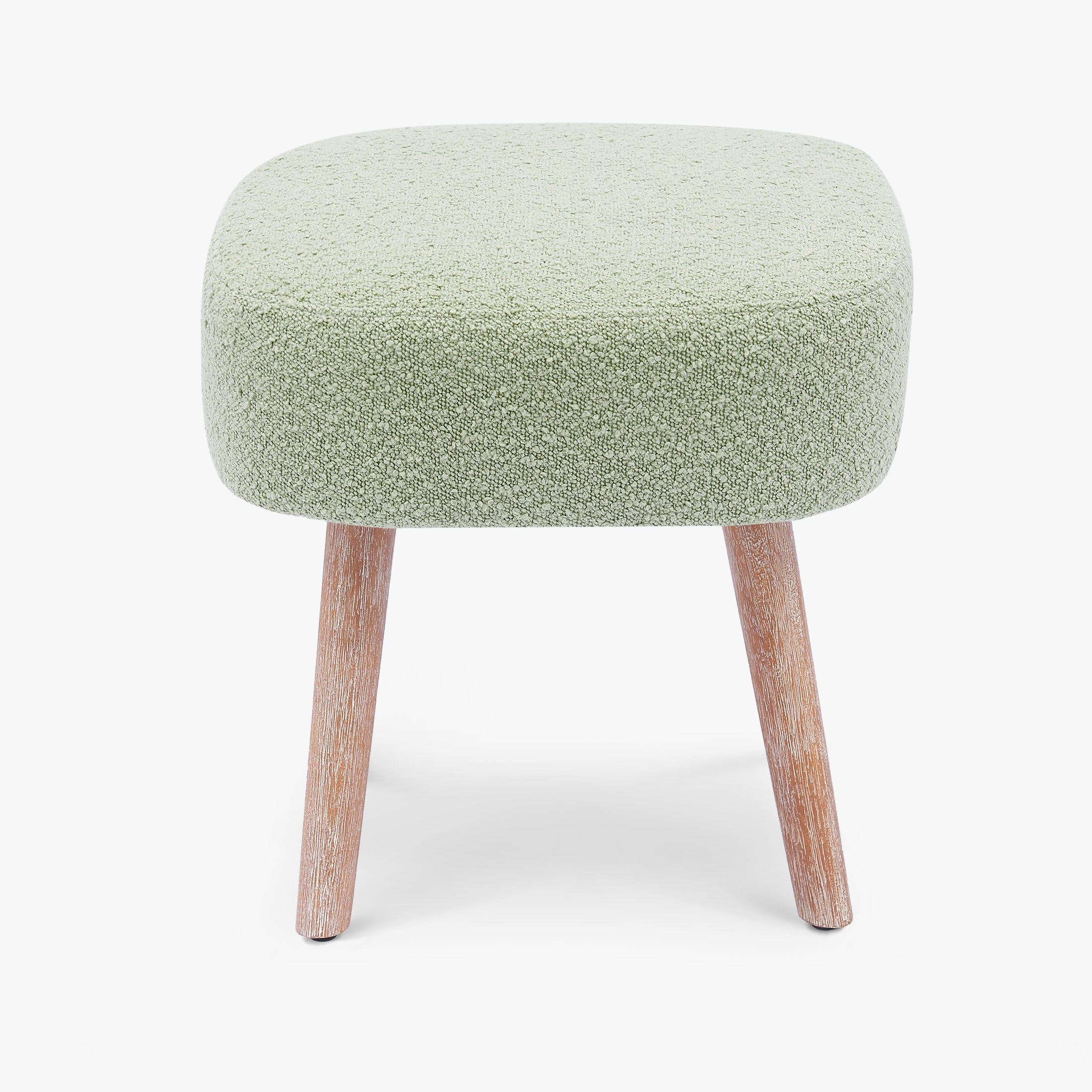 Amélie 21" Wide Square Upholstered Cushion Ottoman Foot Stool