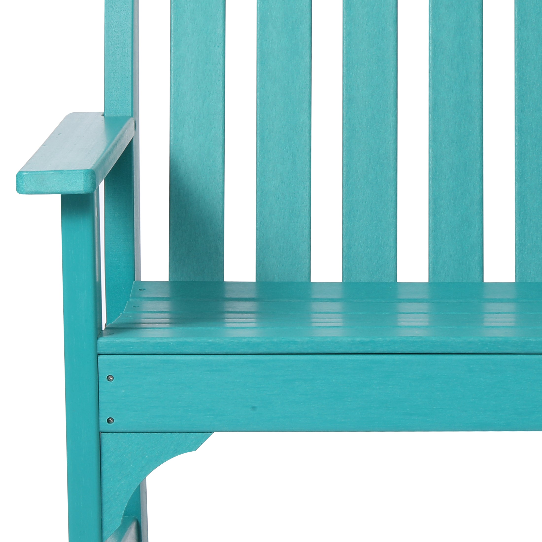 Paradise 5-Piece HDPE Outdoor Patio Furniture Couch and Rocking Chair Set