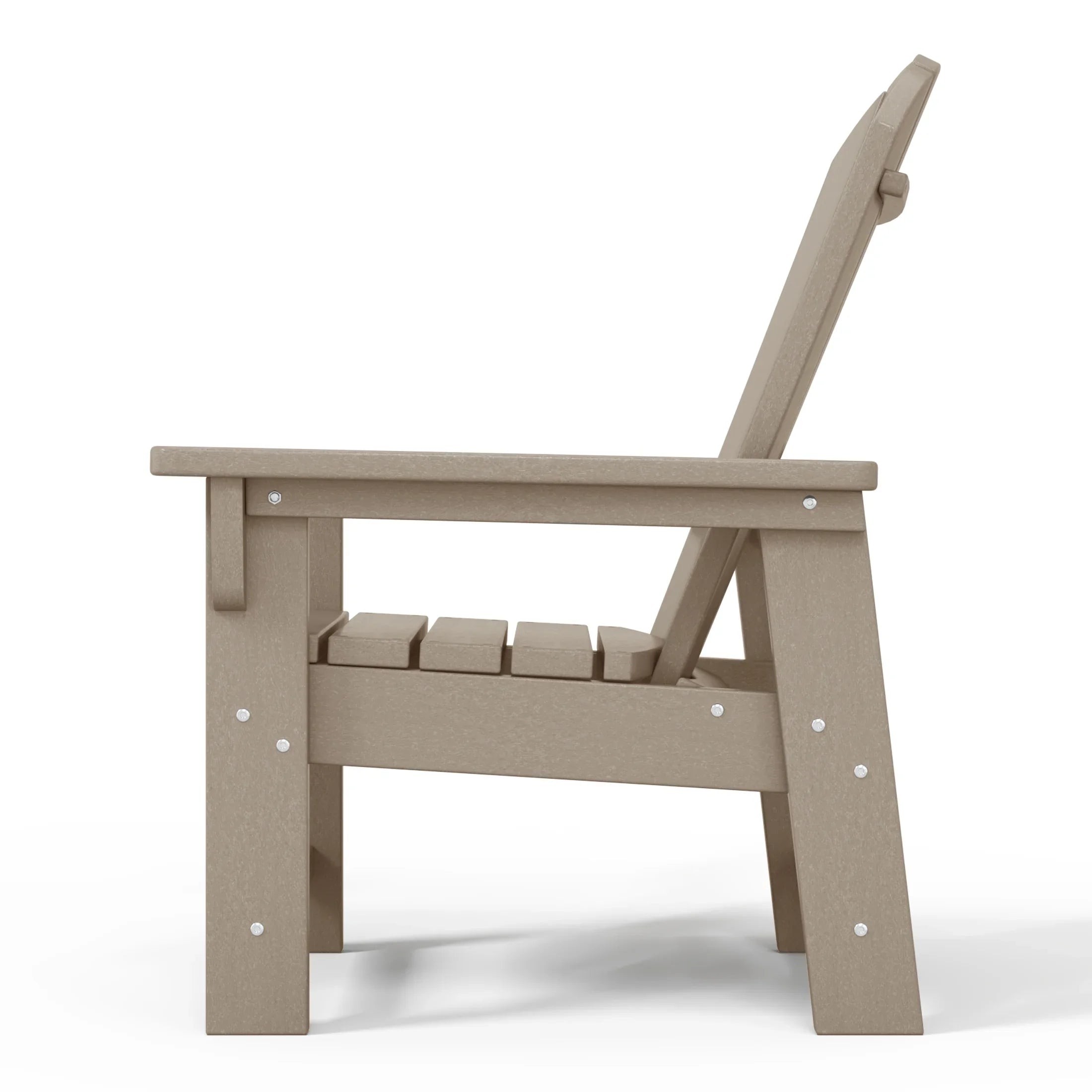 Paradise Kids Outdoor Adirondack Plastic Patio Chair (Set of 2)
