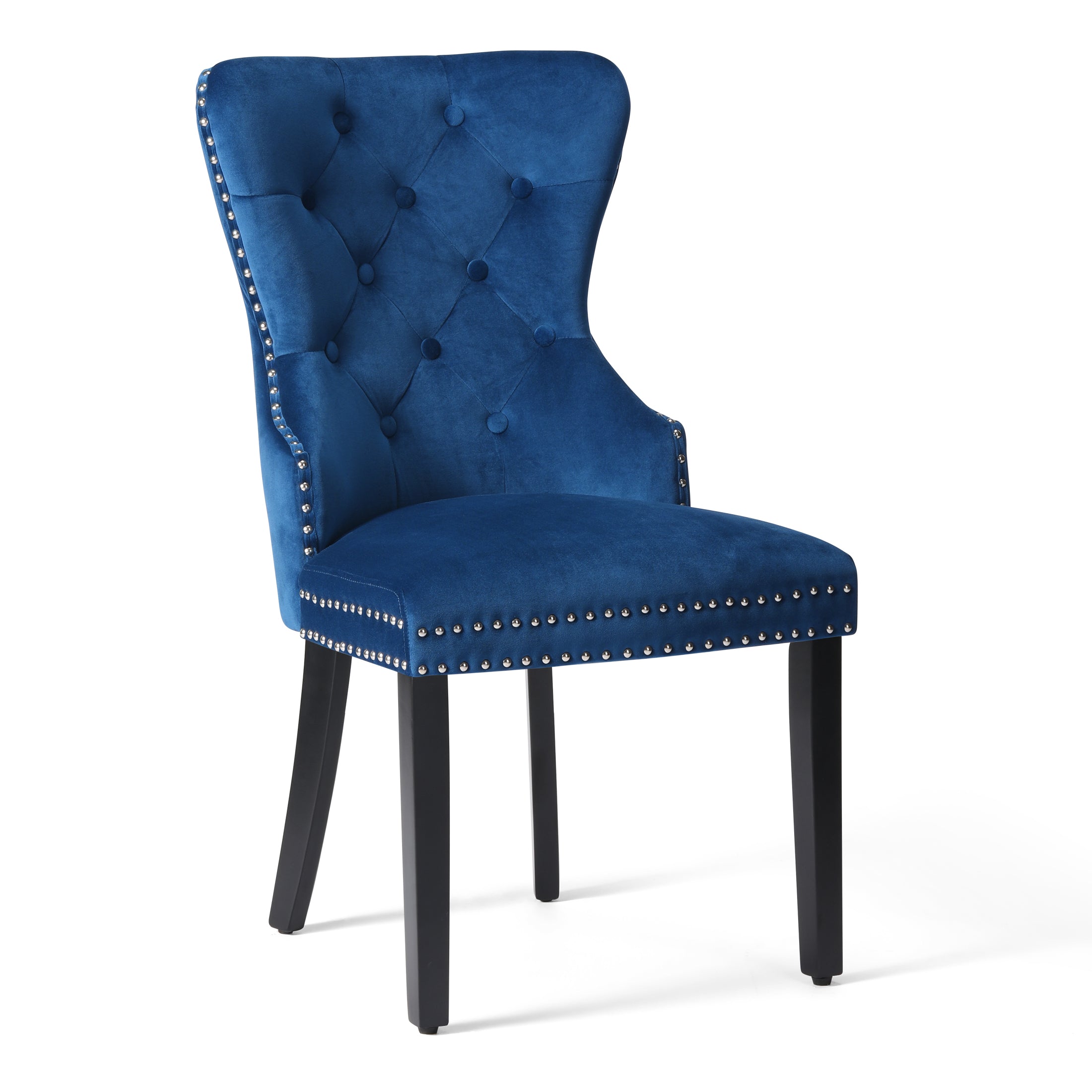 Hank Velvet Upholstered Tufted Dining Chairs (Set of 6)