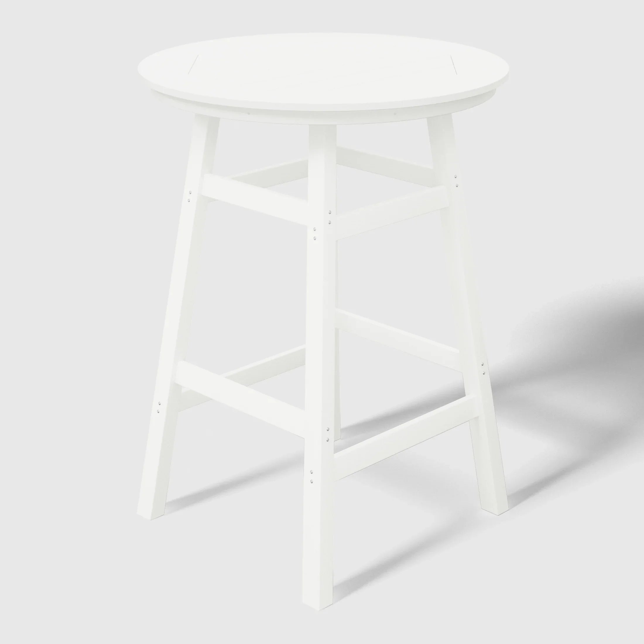 Paradise Outdoor 35" HDPE Round Patio Bar Height Table