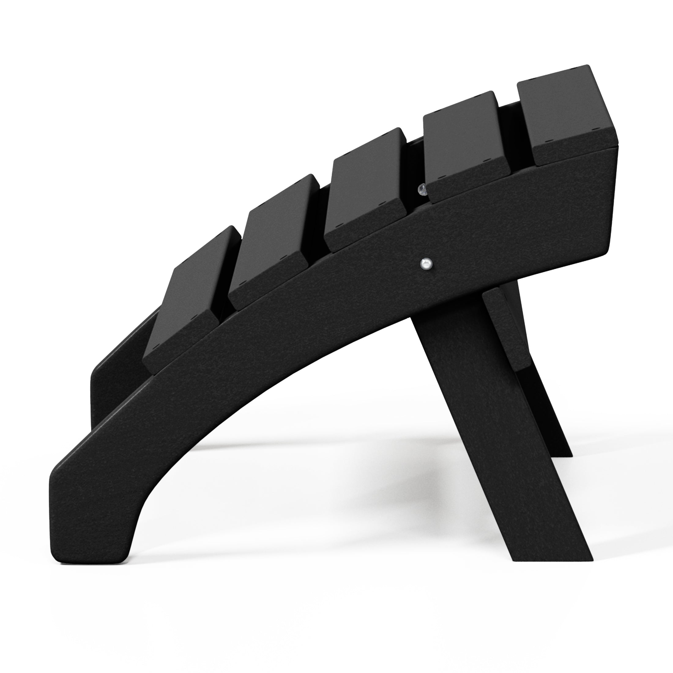 Portside Outdoor Patio HDPE Adirondack Ottoman Footrest