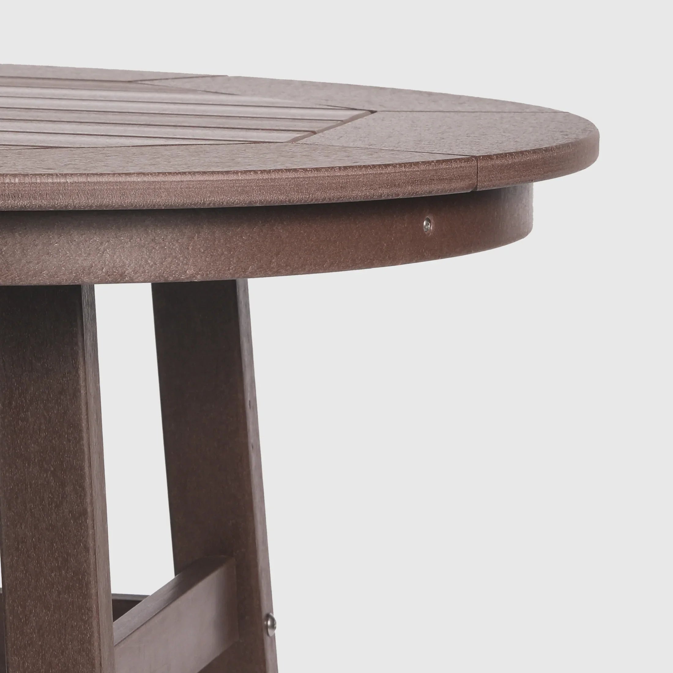 Paradise Outdoor 35" HDPE Round Patio Counter Height Bar Table
