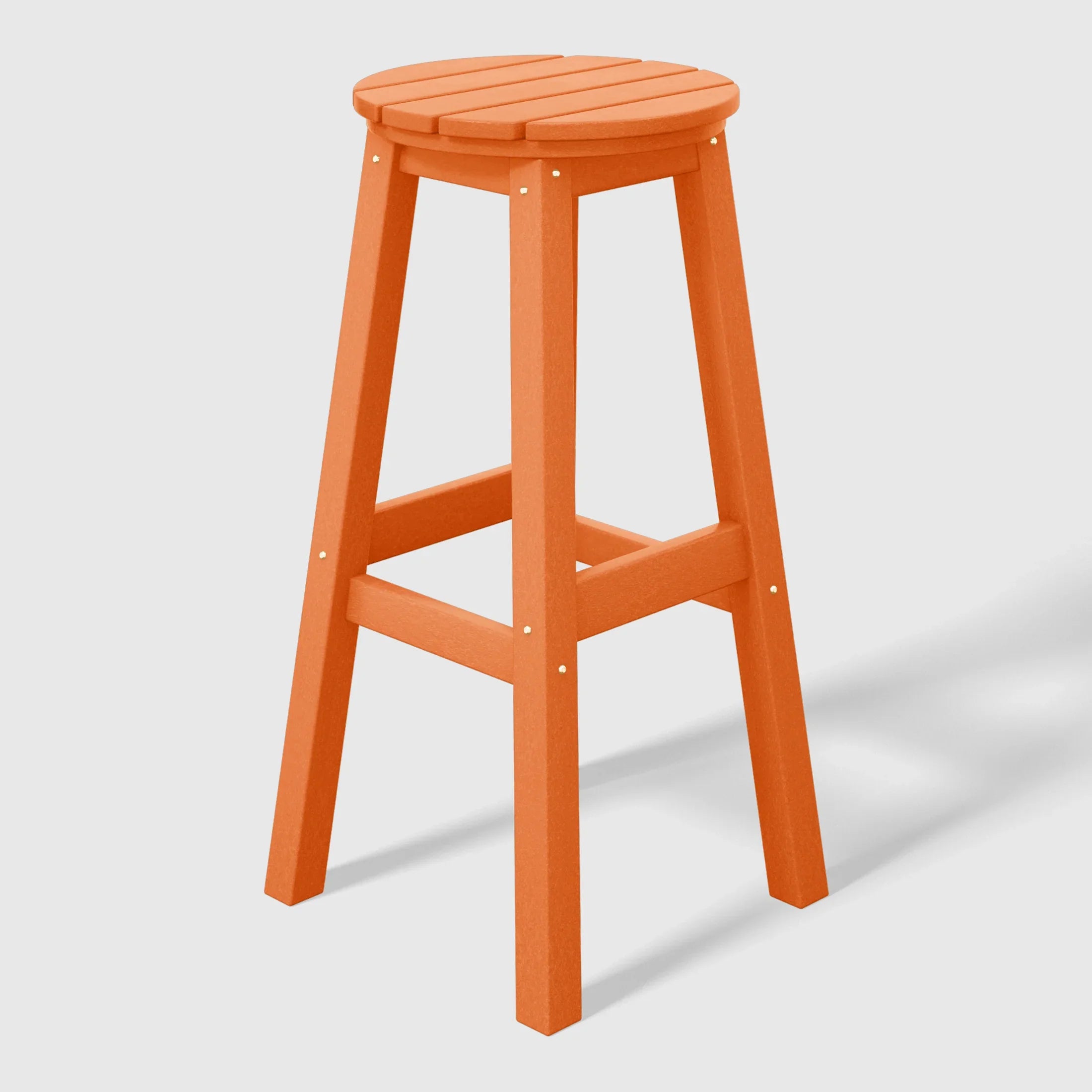 Paradise 29" HDPE Outdoor Patio Round Bar Stool