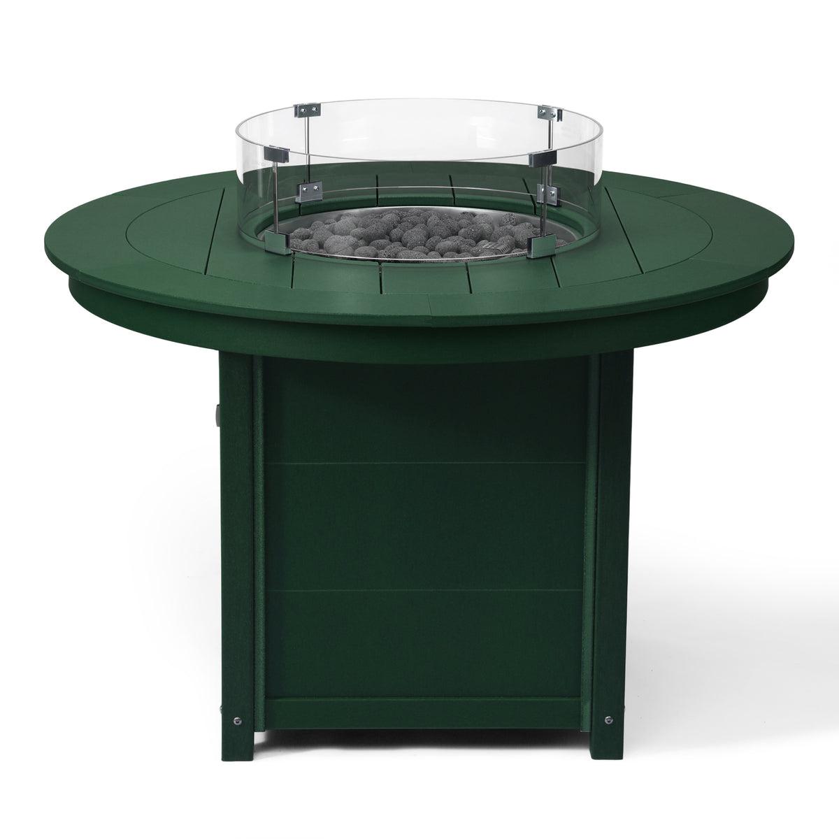 Sol 47" Modern Outdoor Patio Propane Gas Round Fire Pit Table