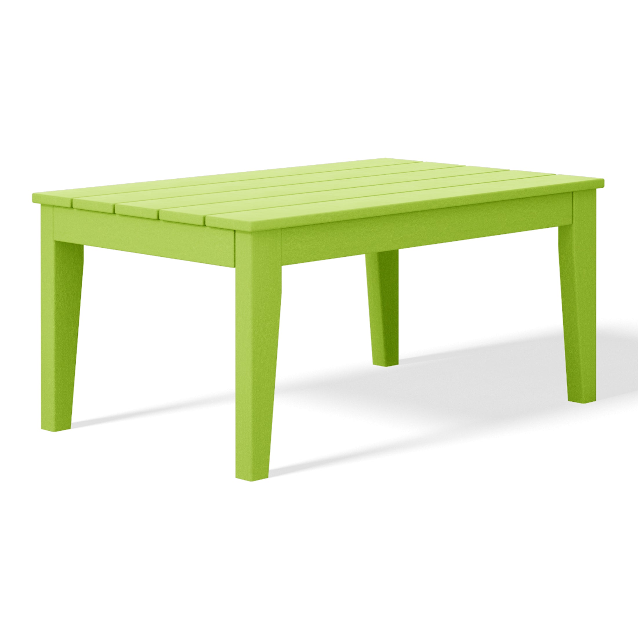 Paradise Low Outdoor HDPE Patio Rectangle Coffee Table