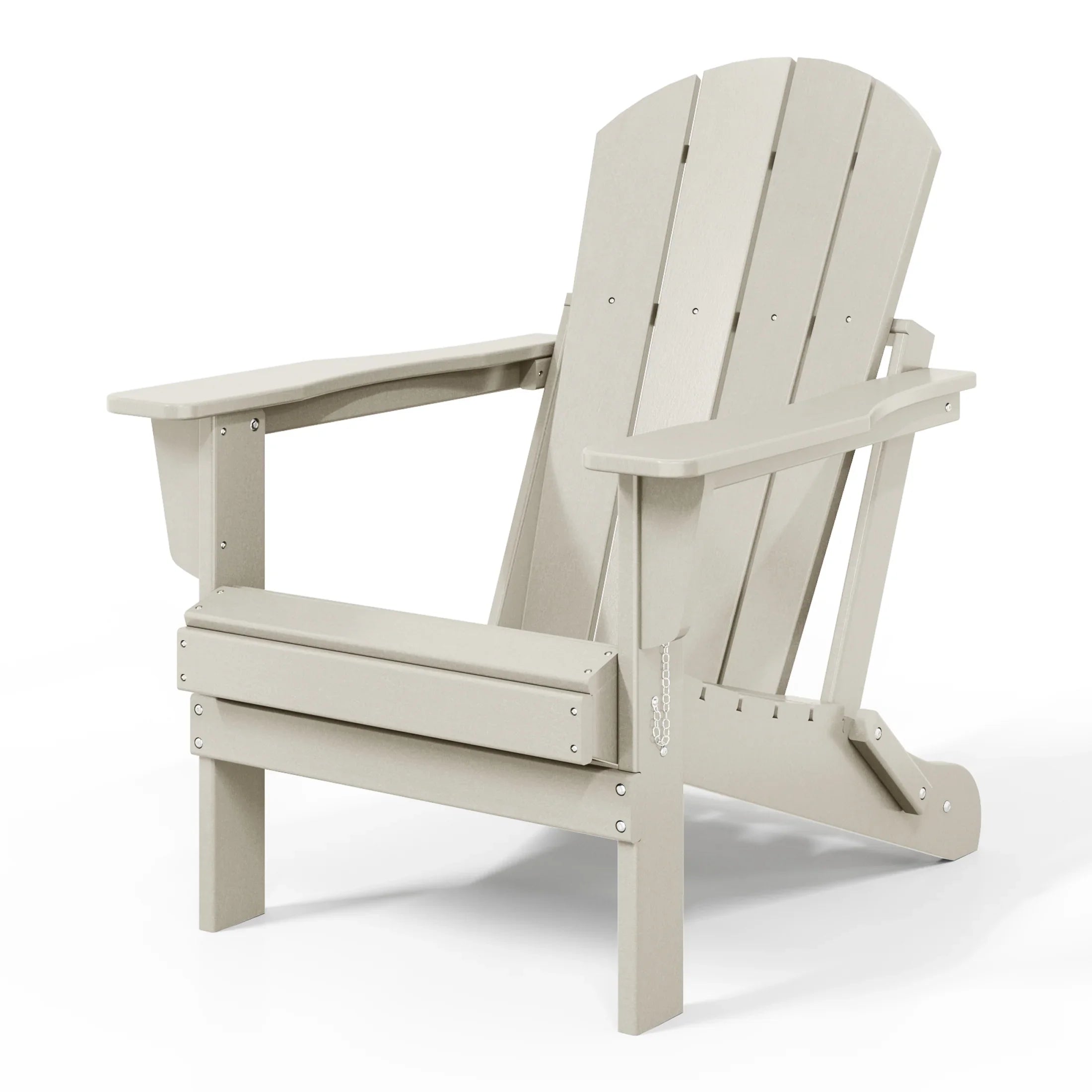 Paradise Outdoor Folding Poly Adirondack Chair (Set of 8)
