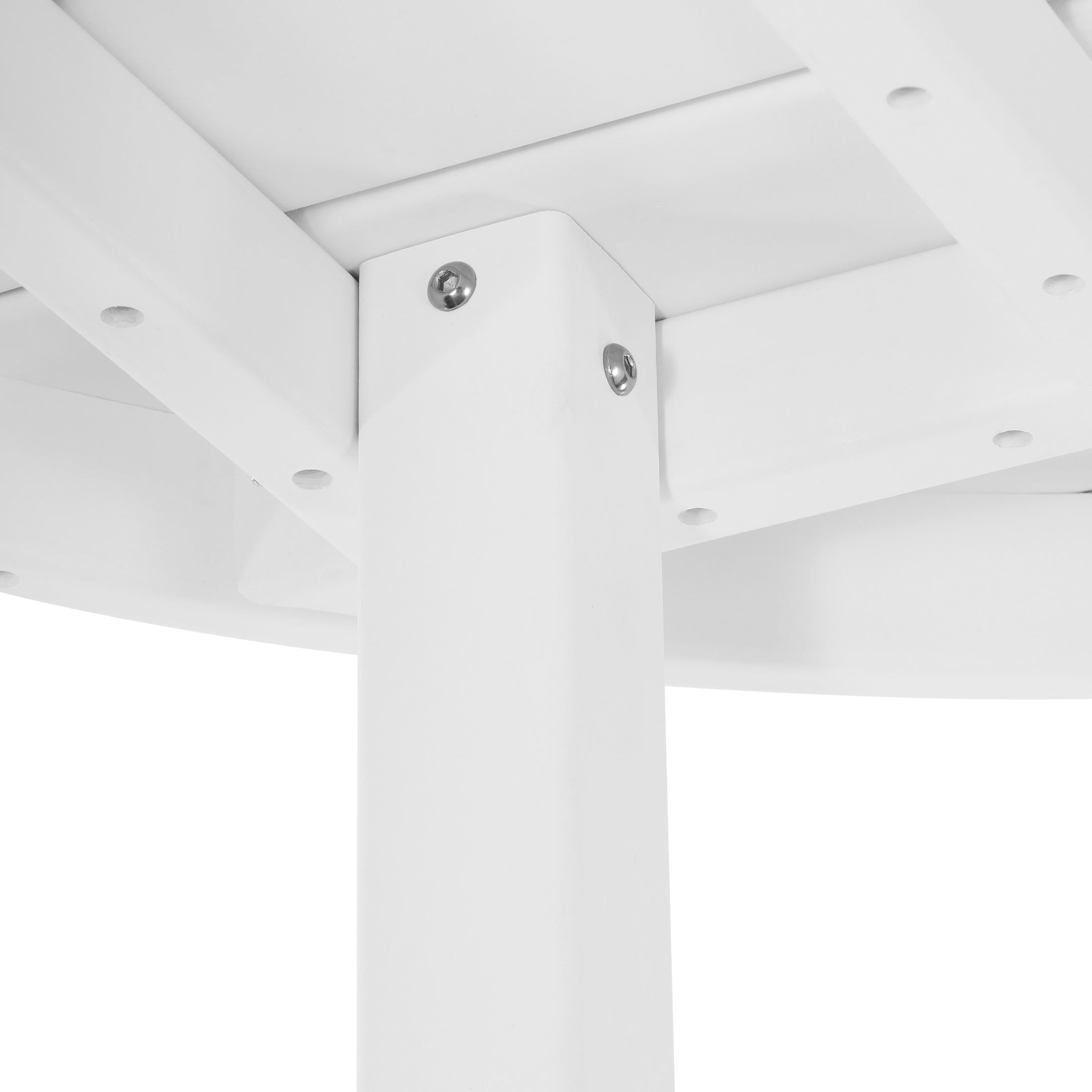 Paradise 5-Piece HDPE Folding Adirondack Chair Outdoor Patio Conversation Set