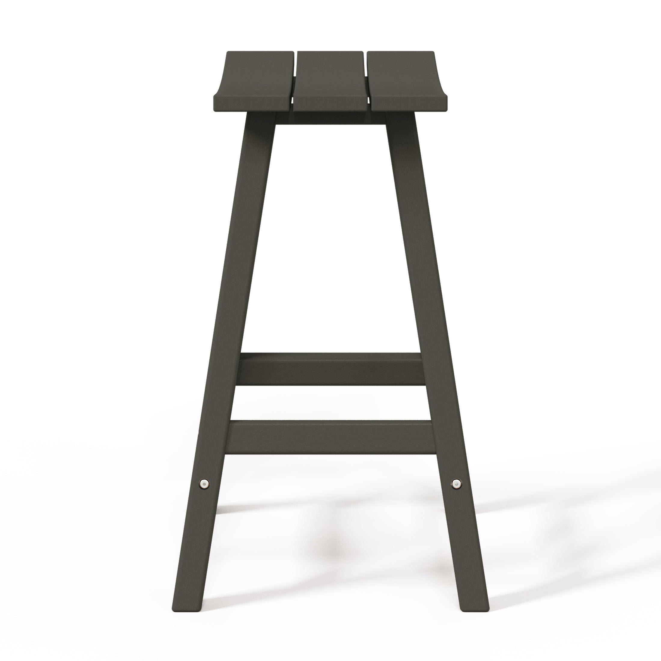 Paradise 24" HDPE Outdoor Patio Counter Height Bar Stools (Set of 2)