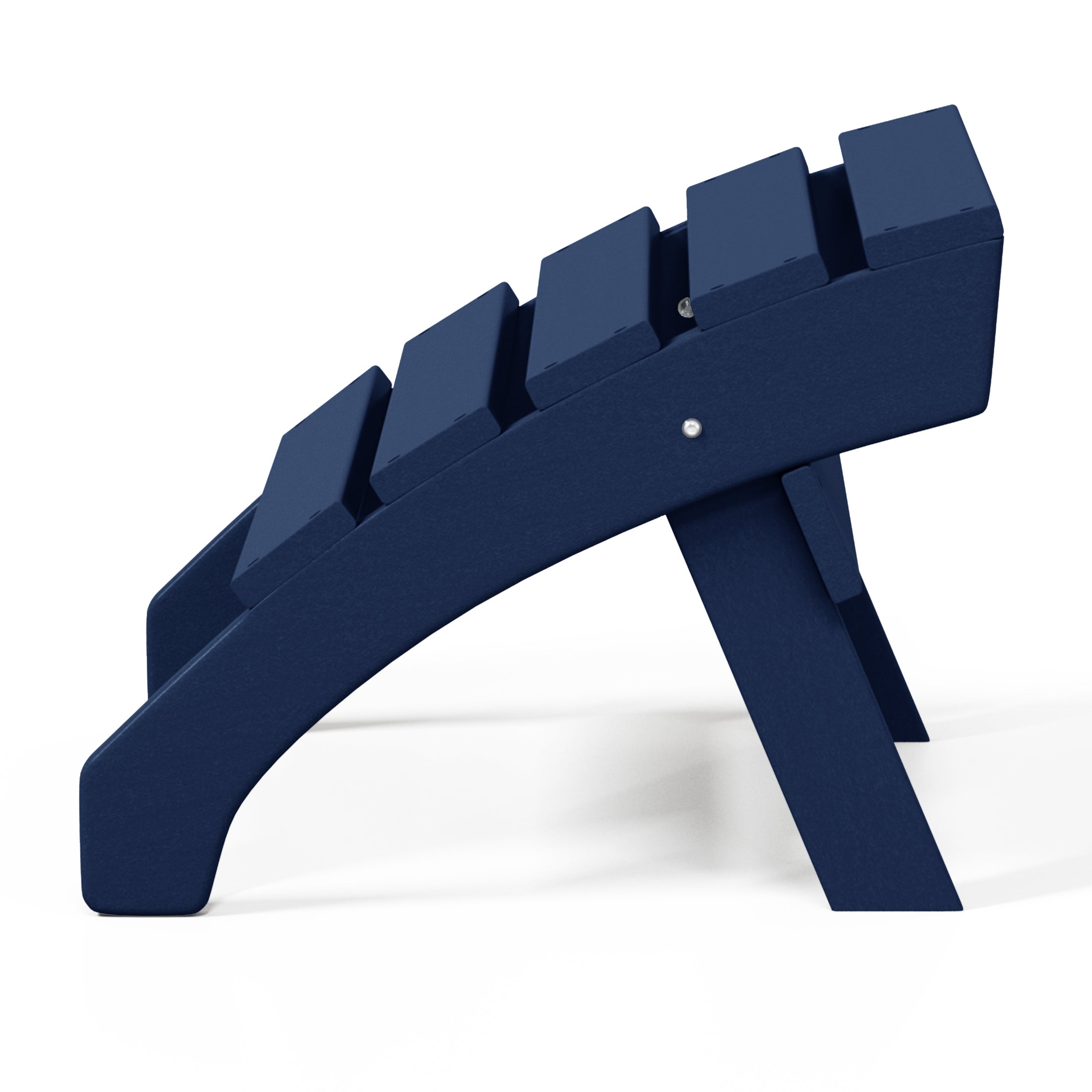 Portside Outdoor Patio HDPE Adirondack Ottoman Footrest