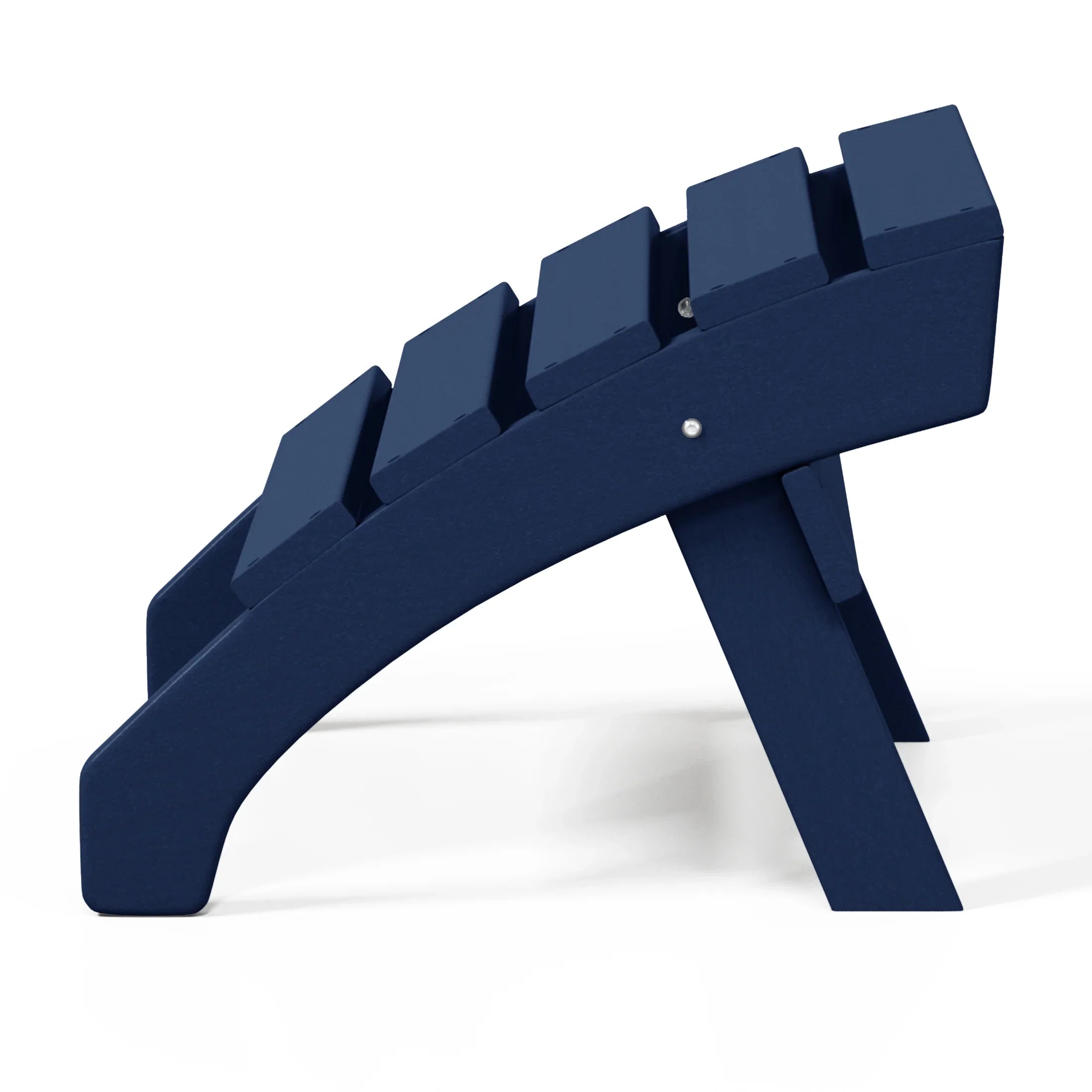 Portside Outdoor Patio HDPE Adirondack Ottoman Footrest