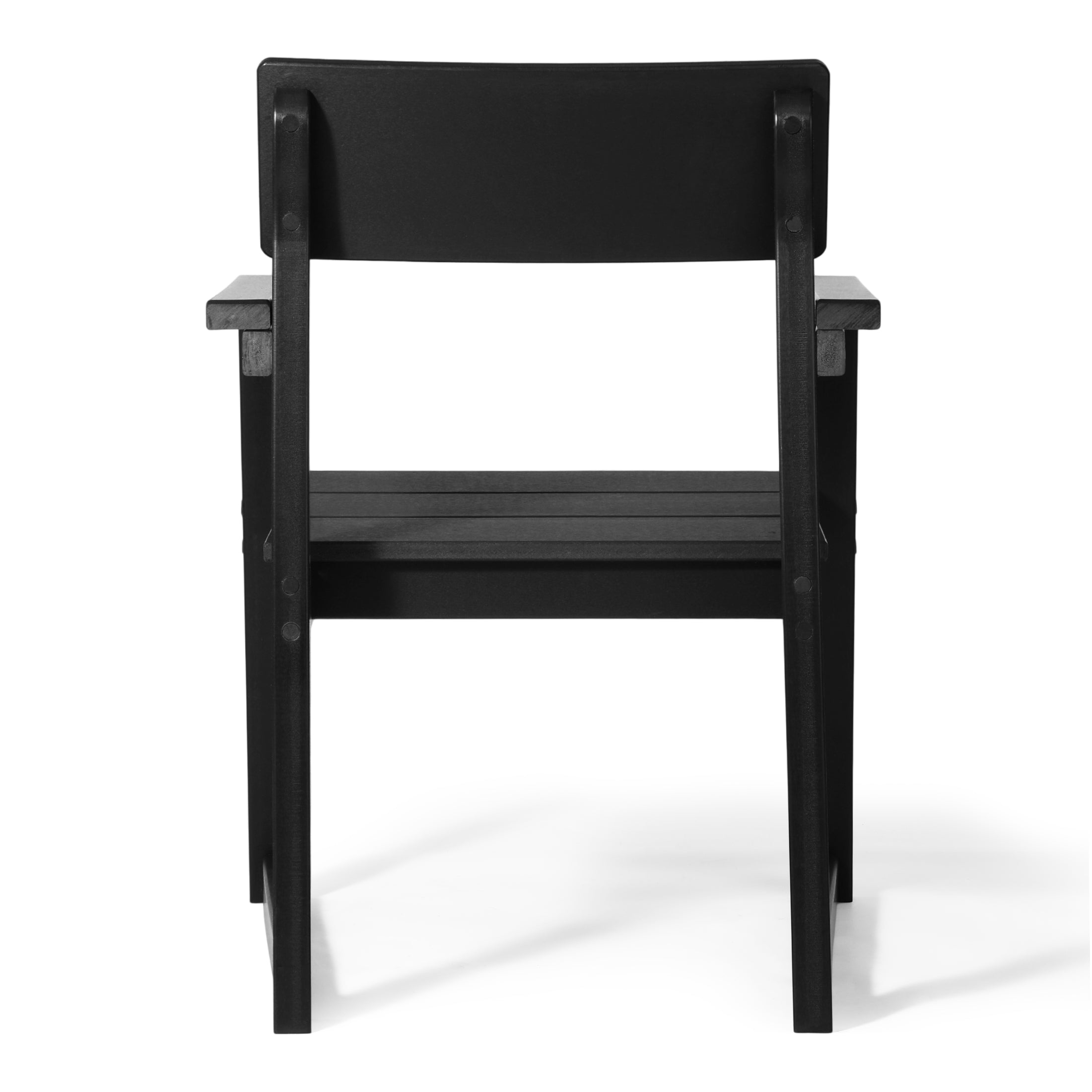 Cambria Modern HDPE Outdoor Patio Dining Arm Chairs (Set of 2)