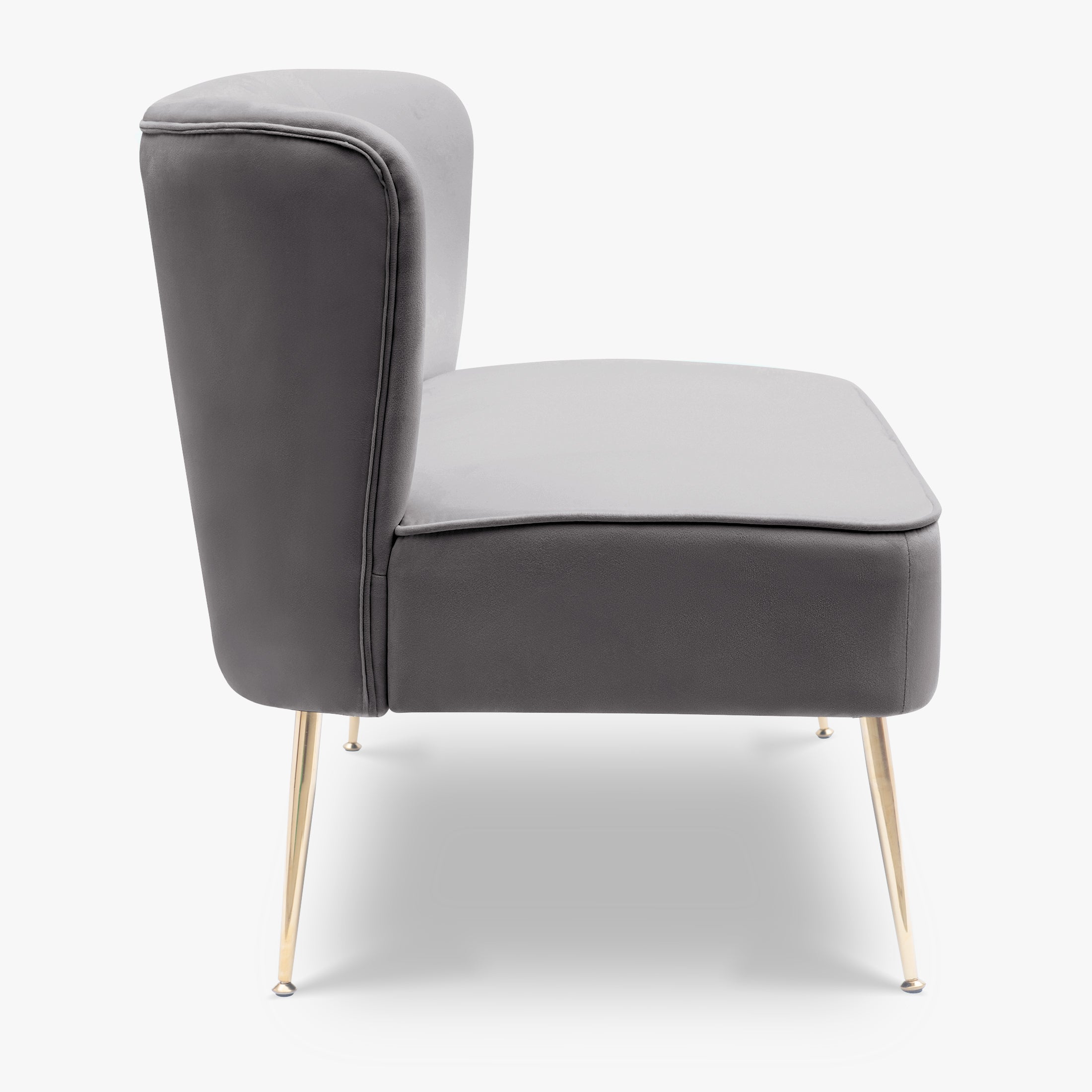 Alaia Mid Century Modern Tufted Velvet Loveseat Sofa and 25" Accent Chair 3-Piece Set